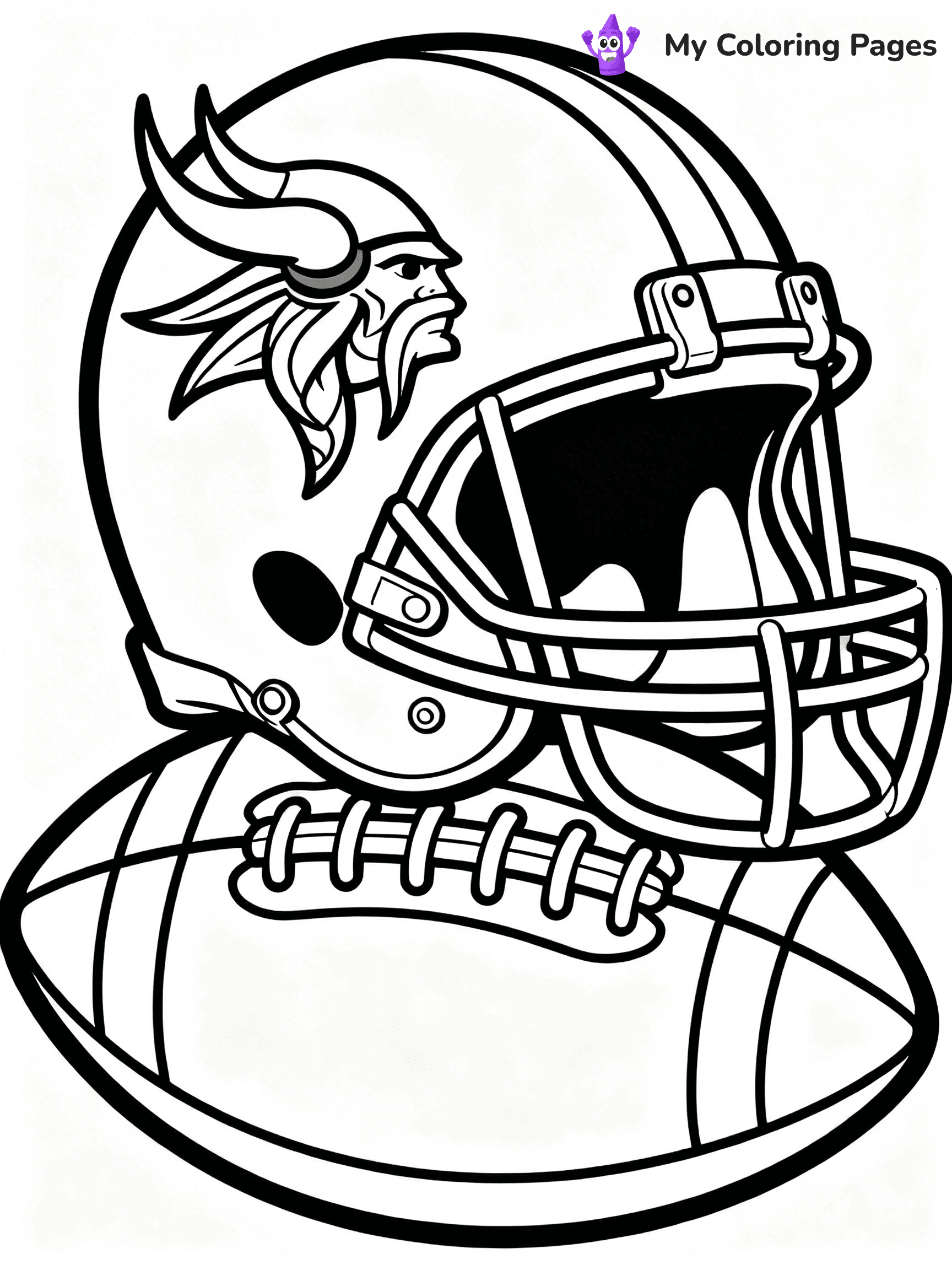 Minnesota Vikings Coloring Pages - 22