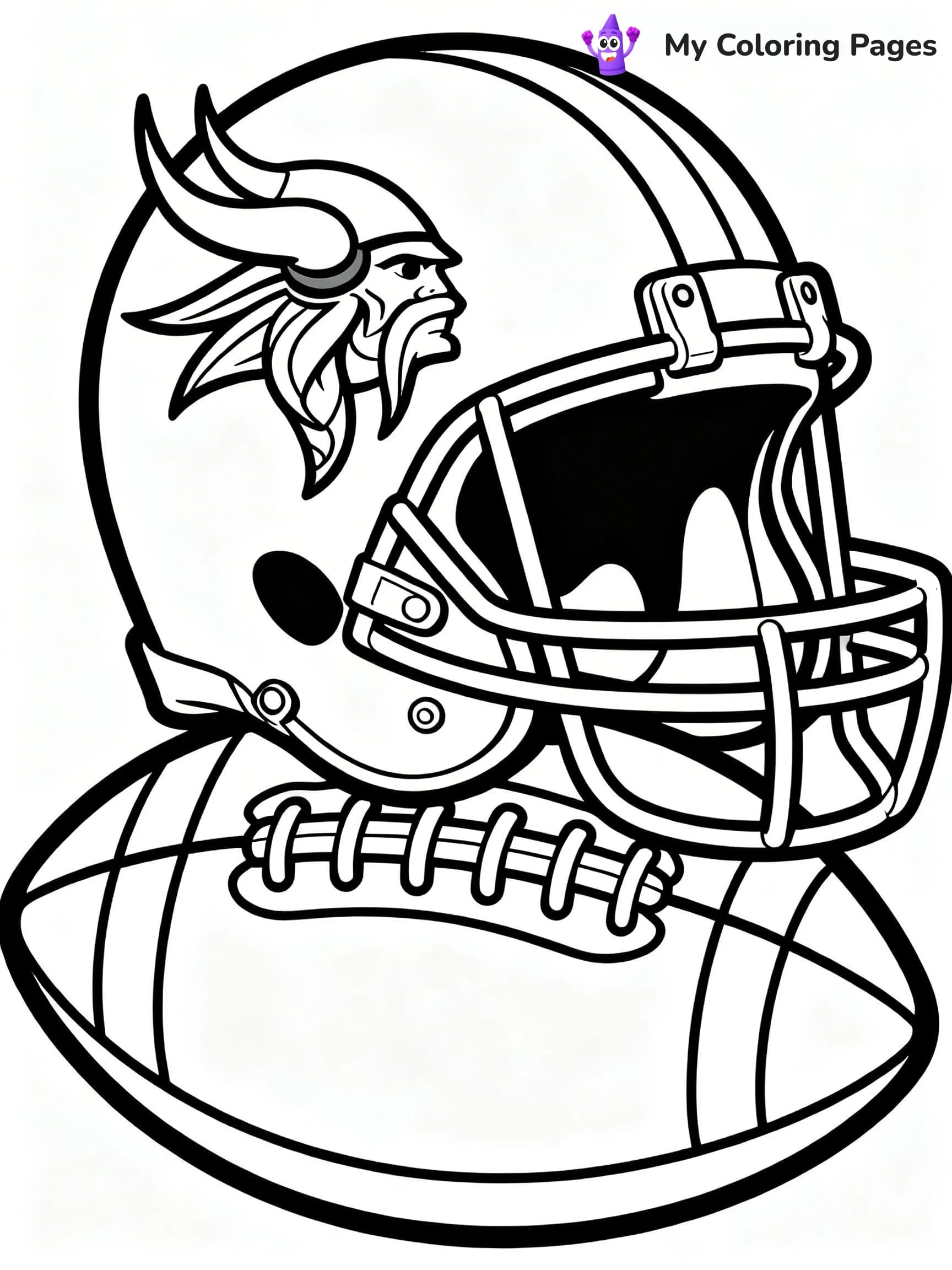 Minnesota Vikings Coloring Pages - 22