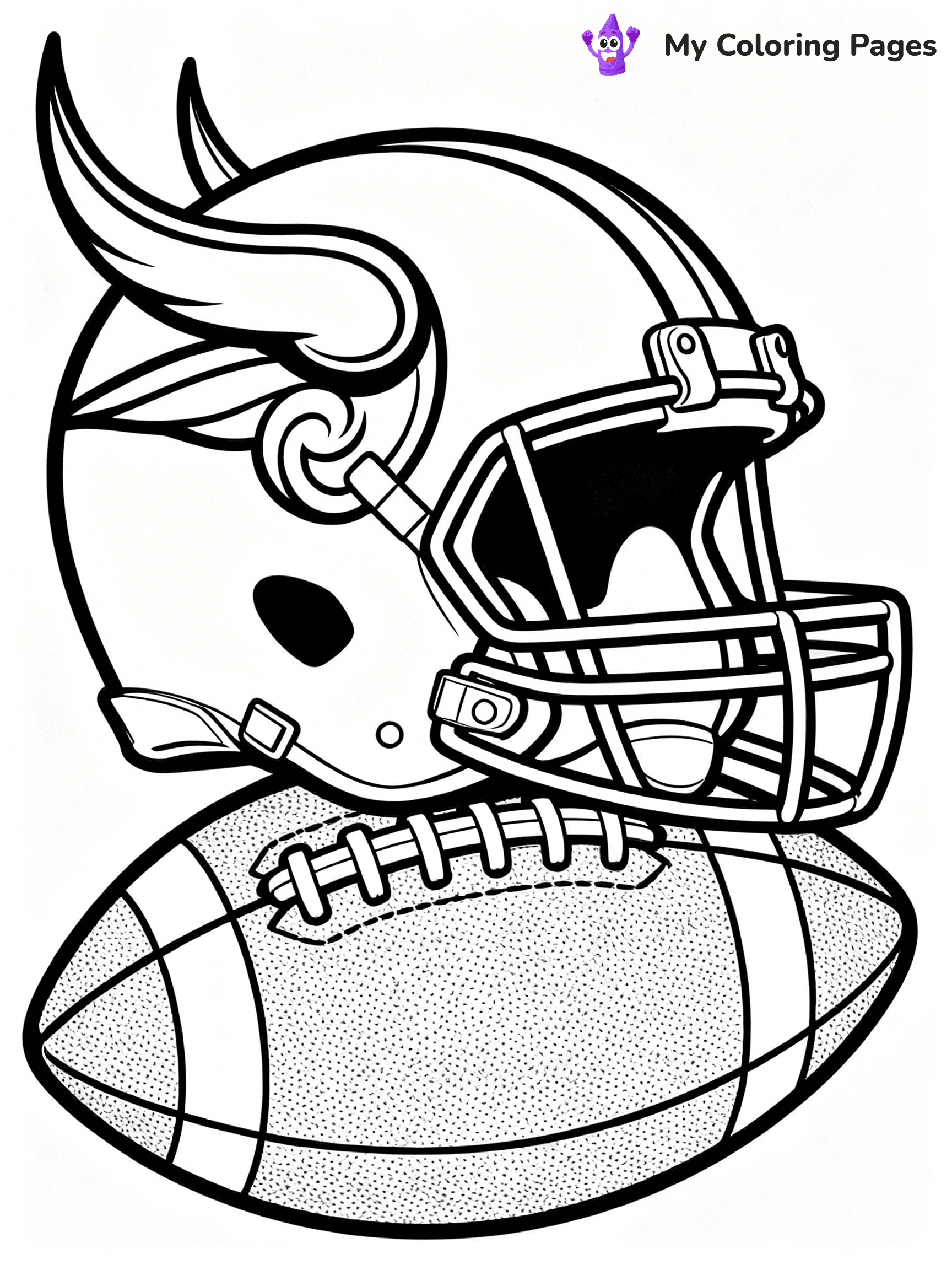 Minnesota Vikings Coloring Pages - 21