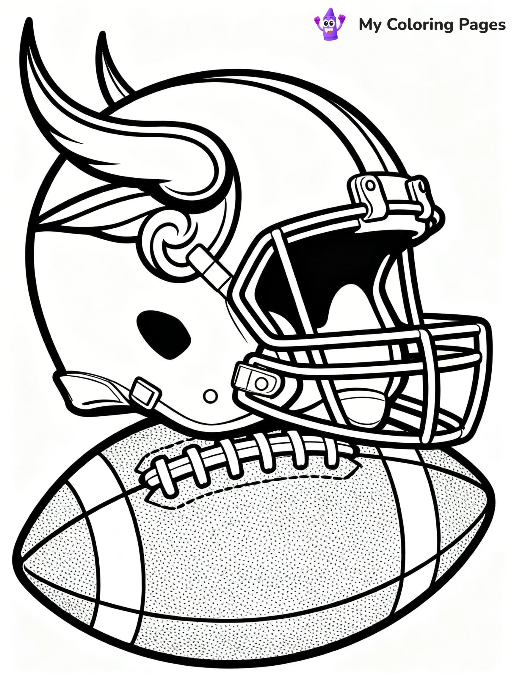 Minnesota Vikings Coloring Pages - 21