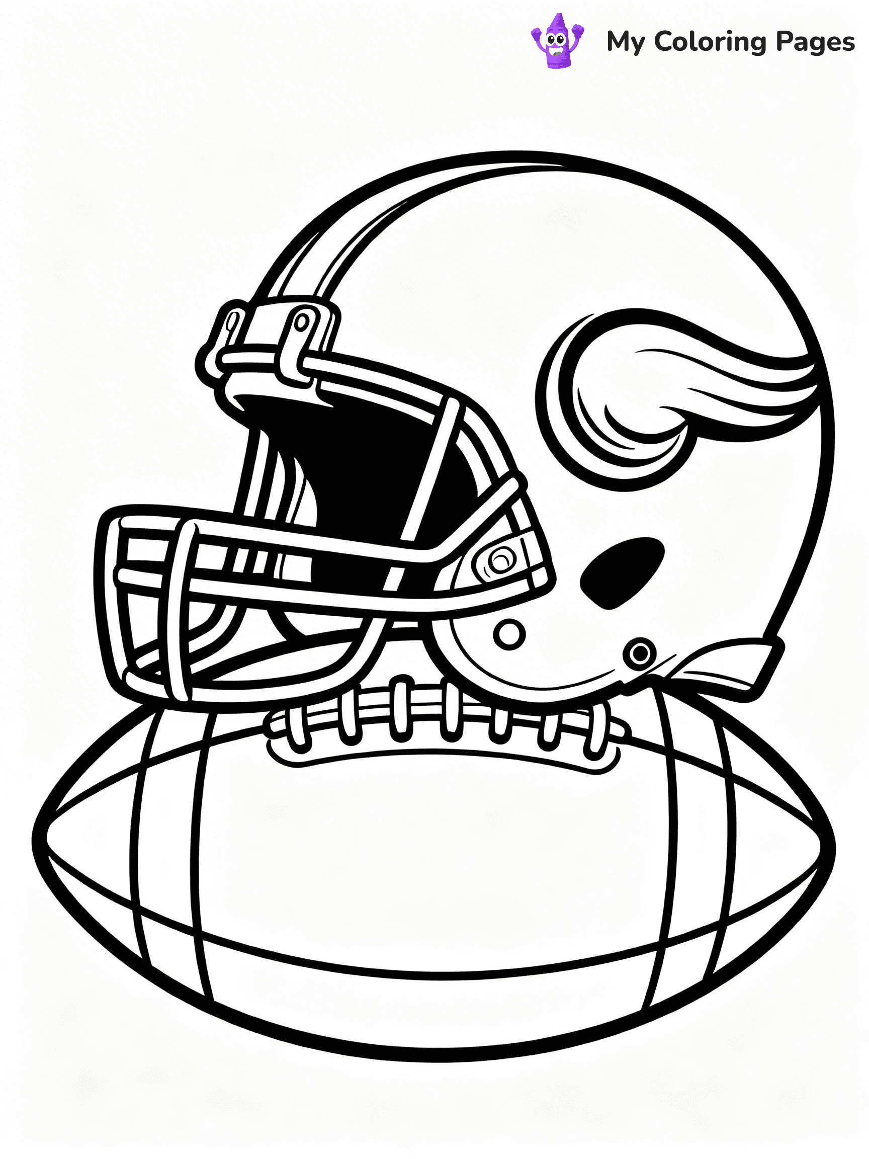 Minnesota Vikings Coloring Pages - 19