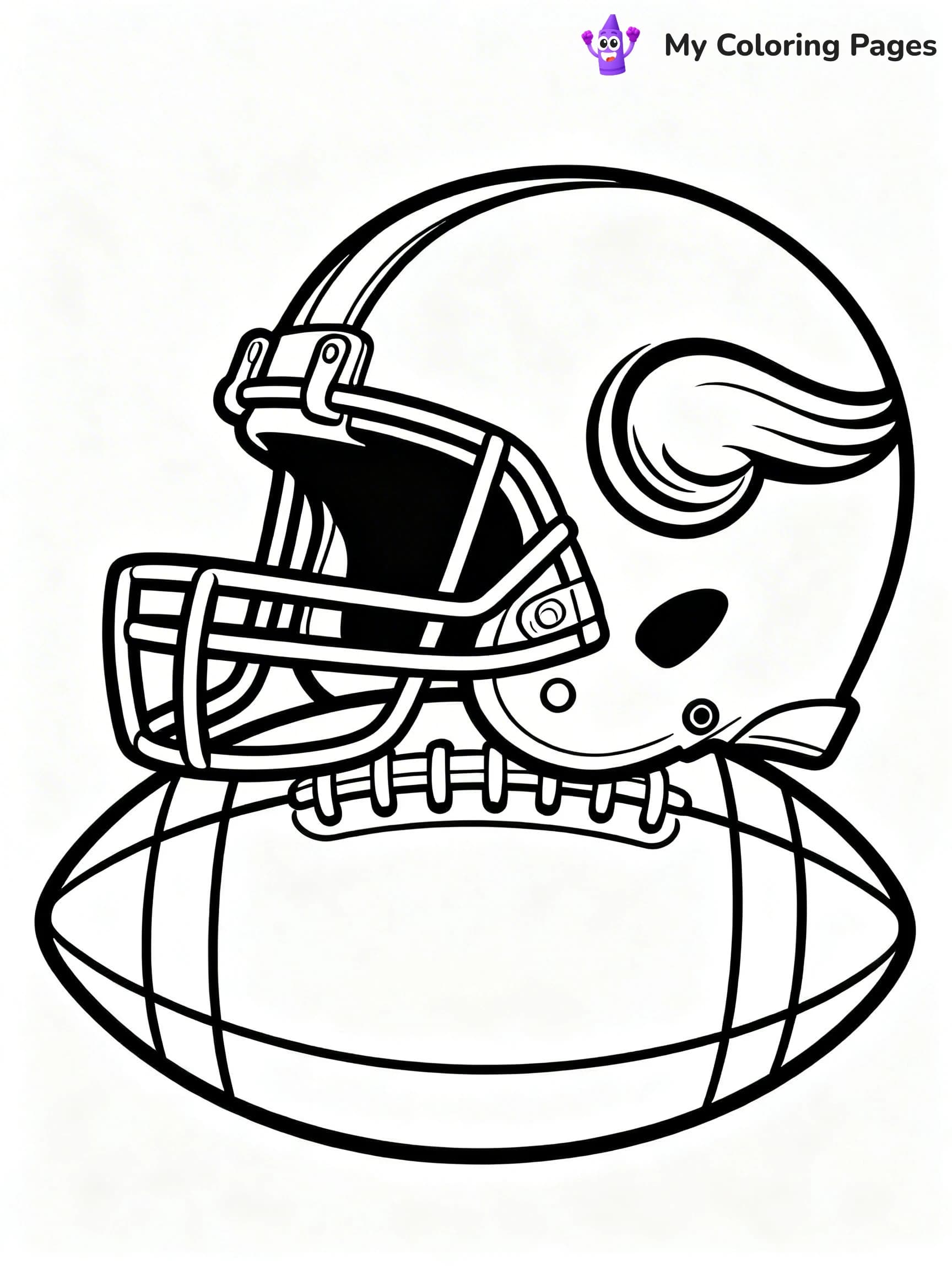 Minnesota Vikings Coloring Pages - 19