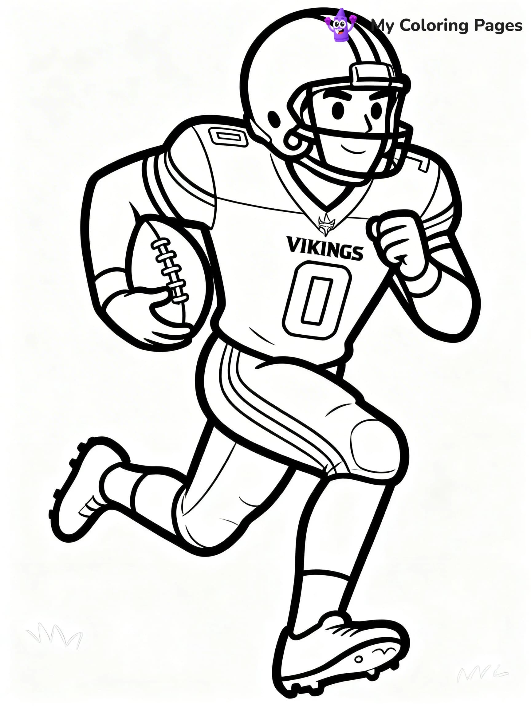Minnesota Vikings Coloring Pages - 17
