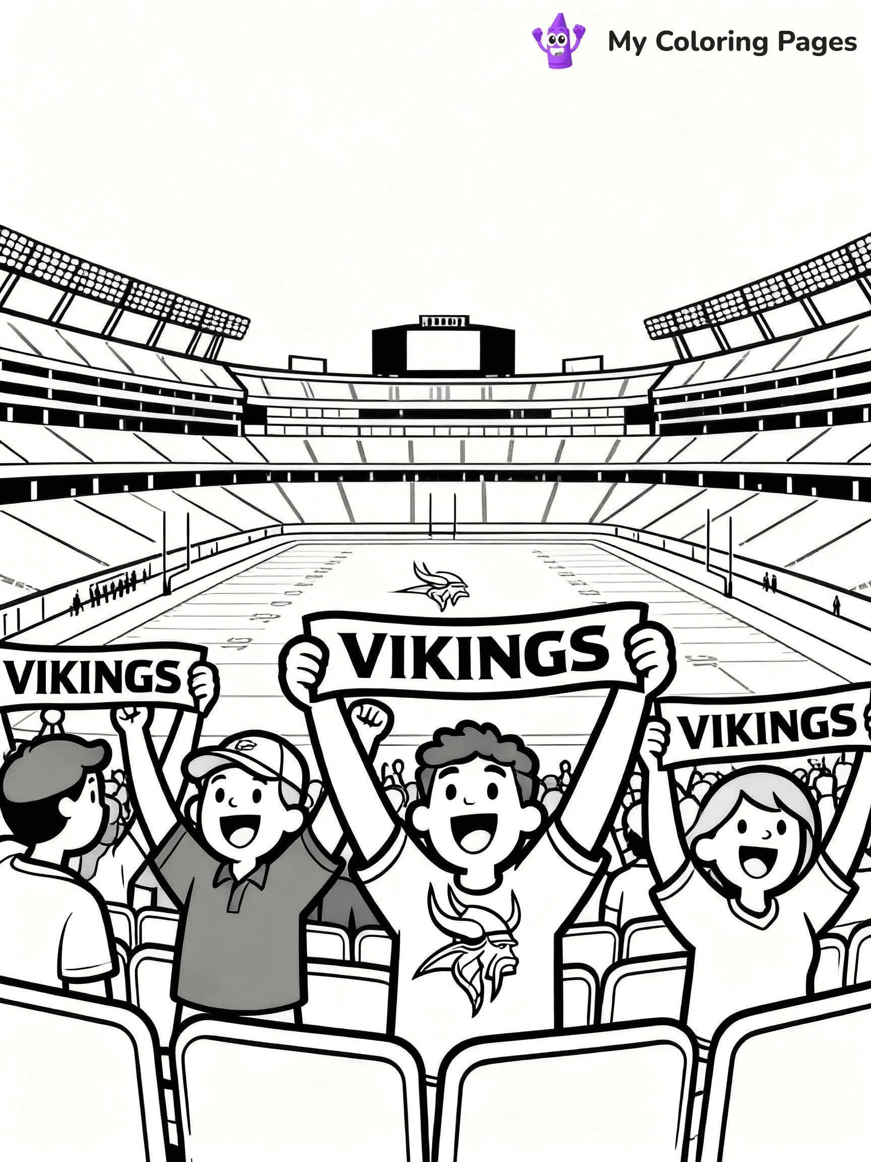 Minnesota Vikings Coloring Pages - 5