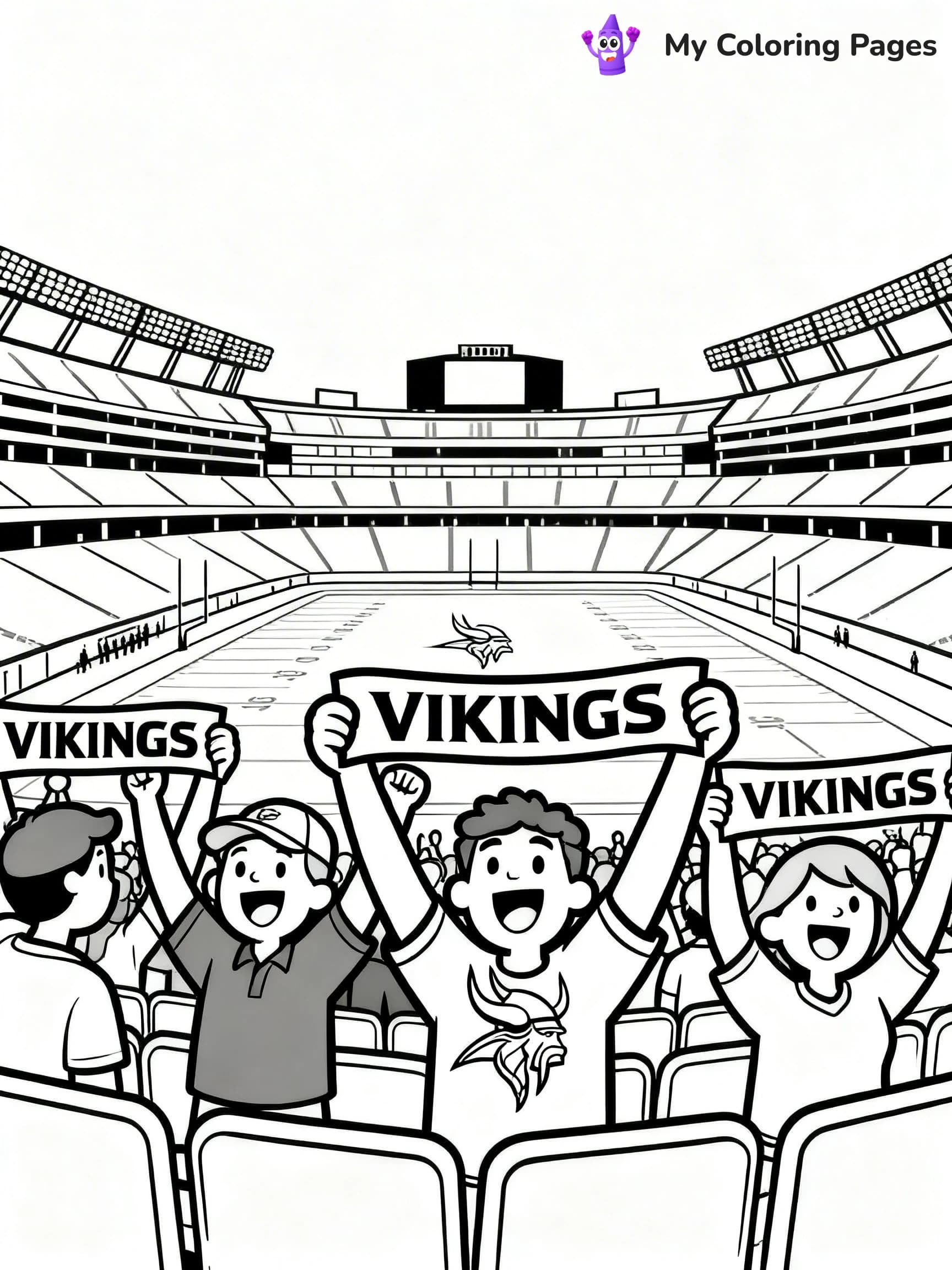 Minnesota Vikings Coloring Pages - 5