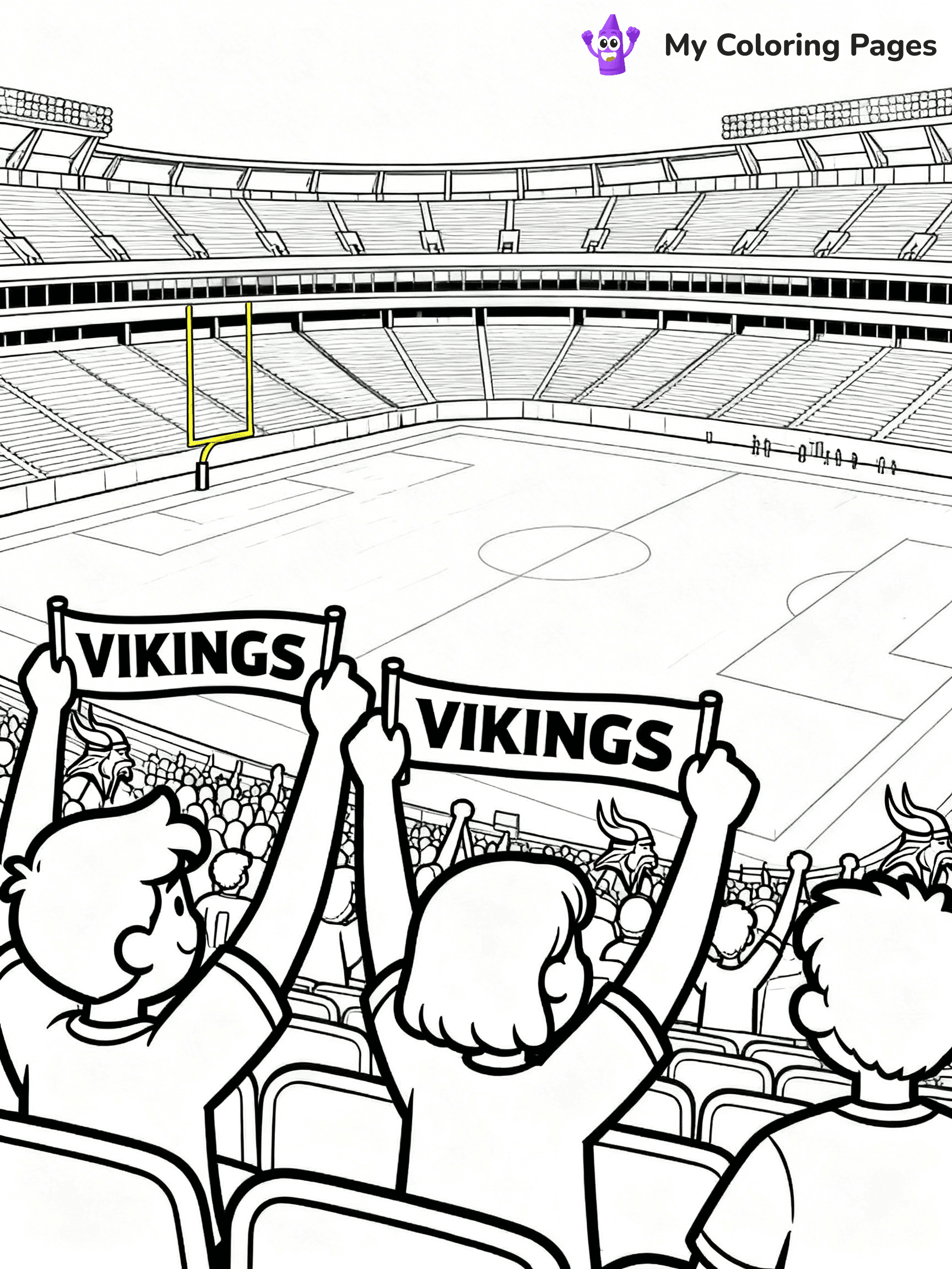 Minnesota Vikings Coloring Pages - 4