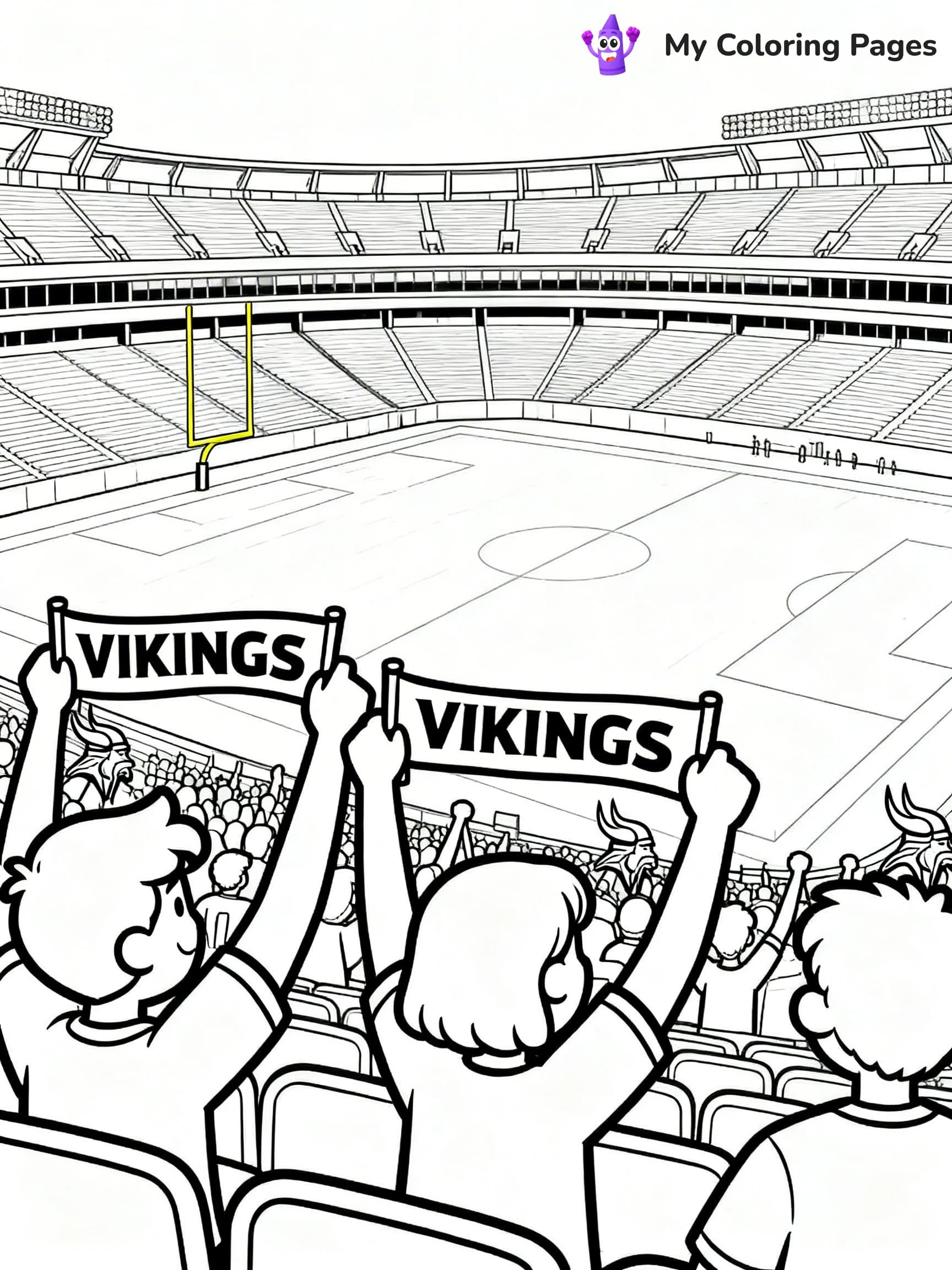 Minnesota Vikings Coloring Pages - 4