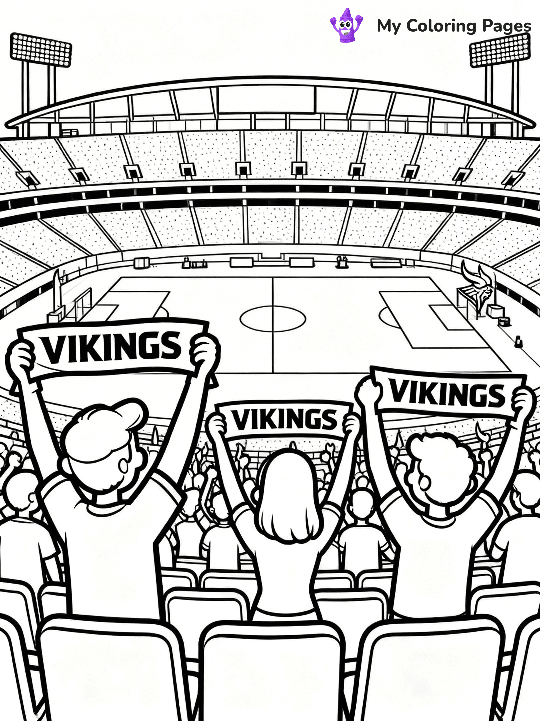 Minnesota Vikings Coloring Pages - 3