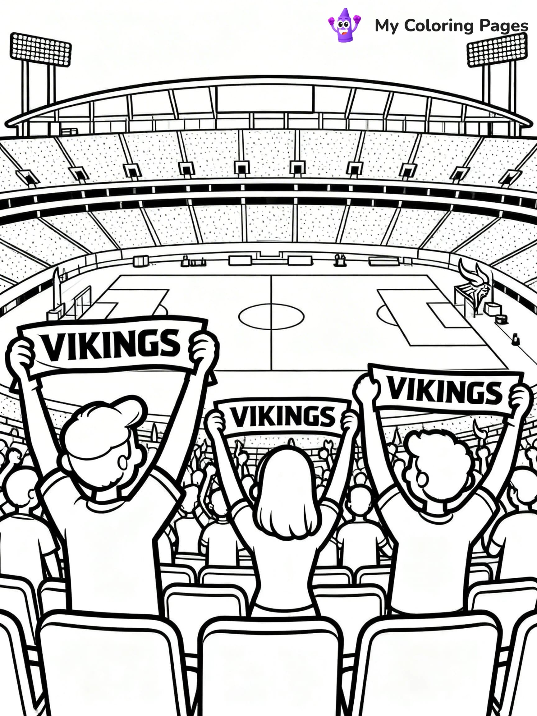Minnesota Vikings Coloring Pages - 3