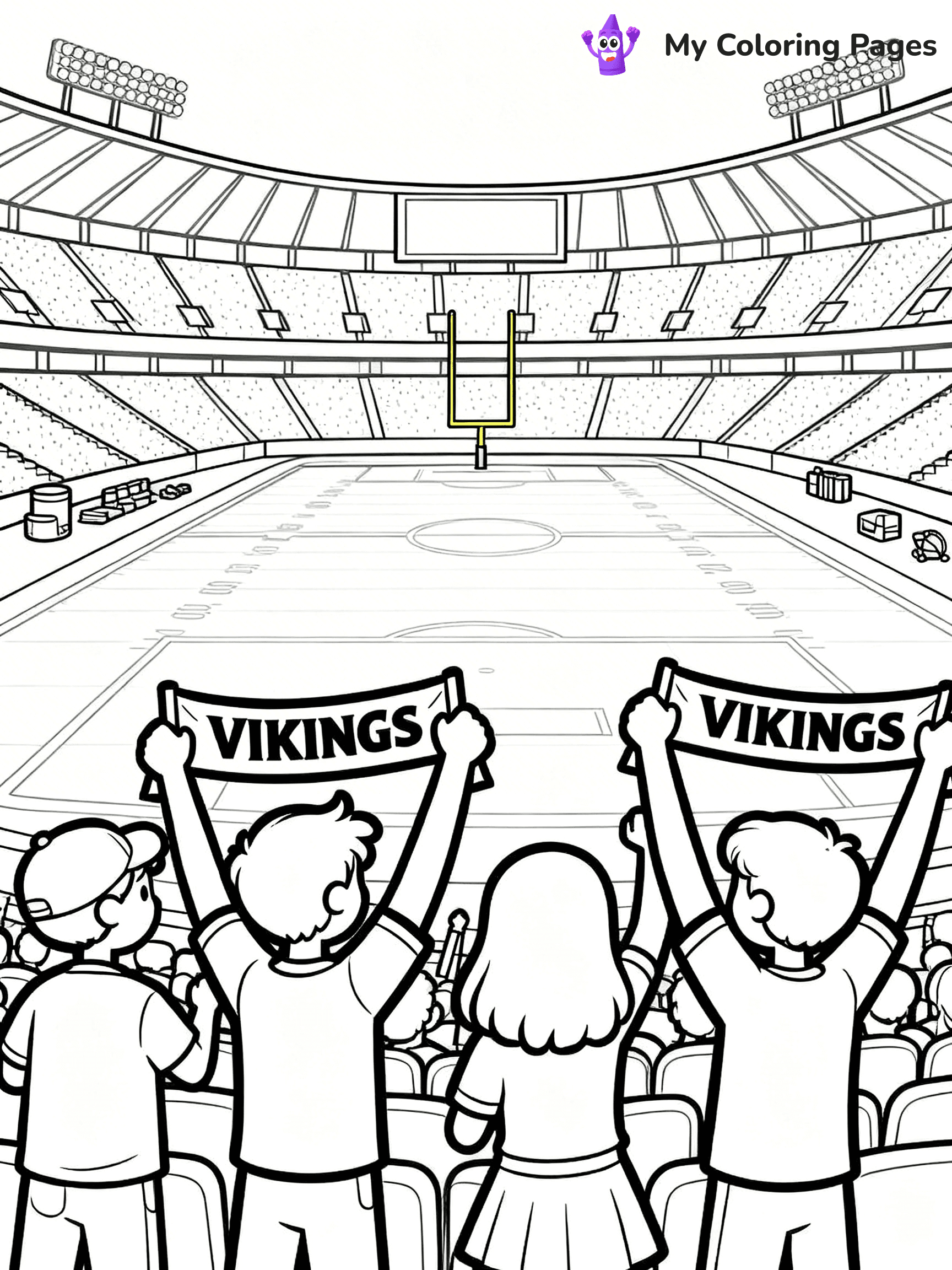 Minnesota Vikings Coloring Pages - 2