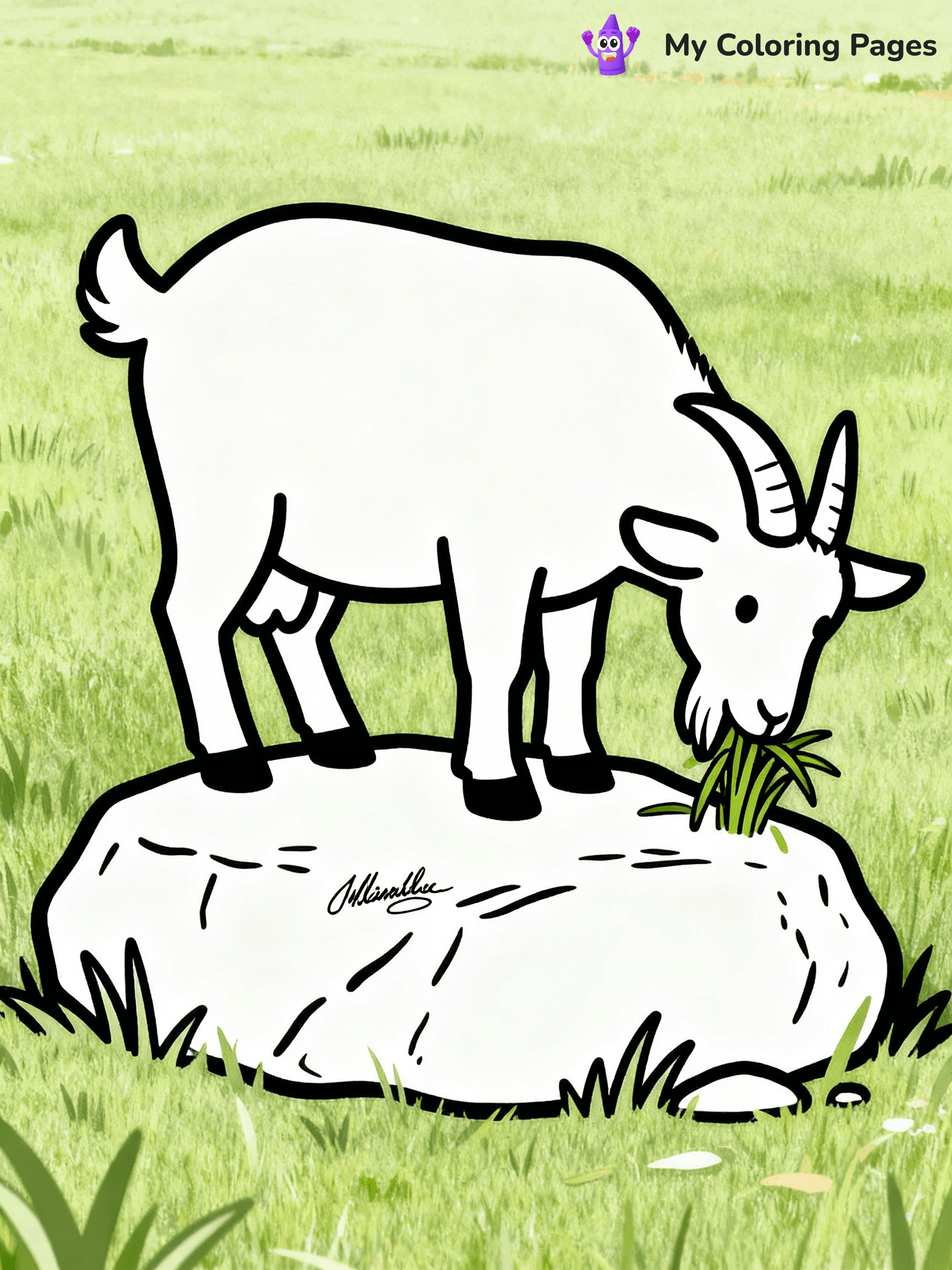 Farm Animals Coloring Pages - 8