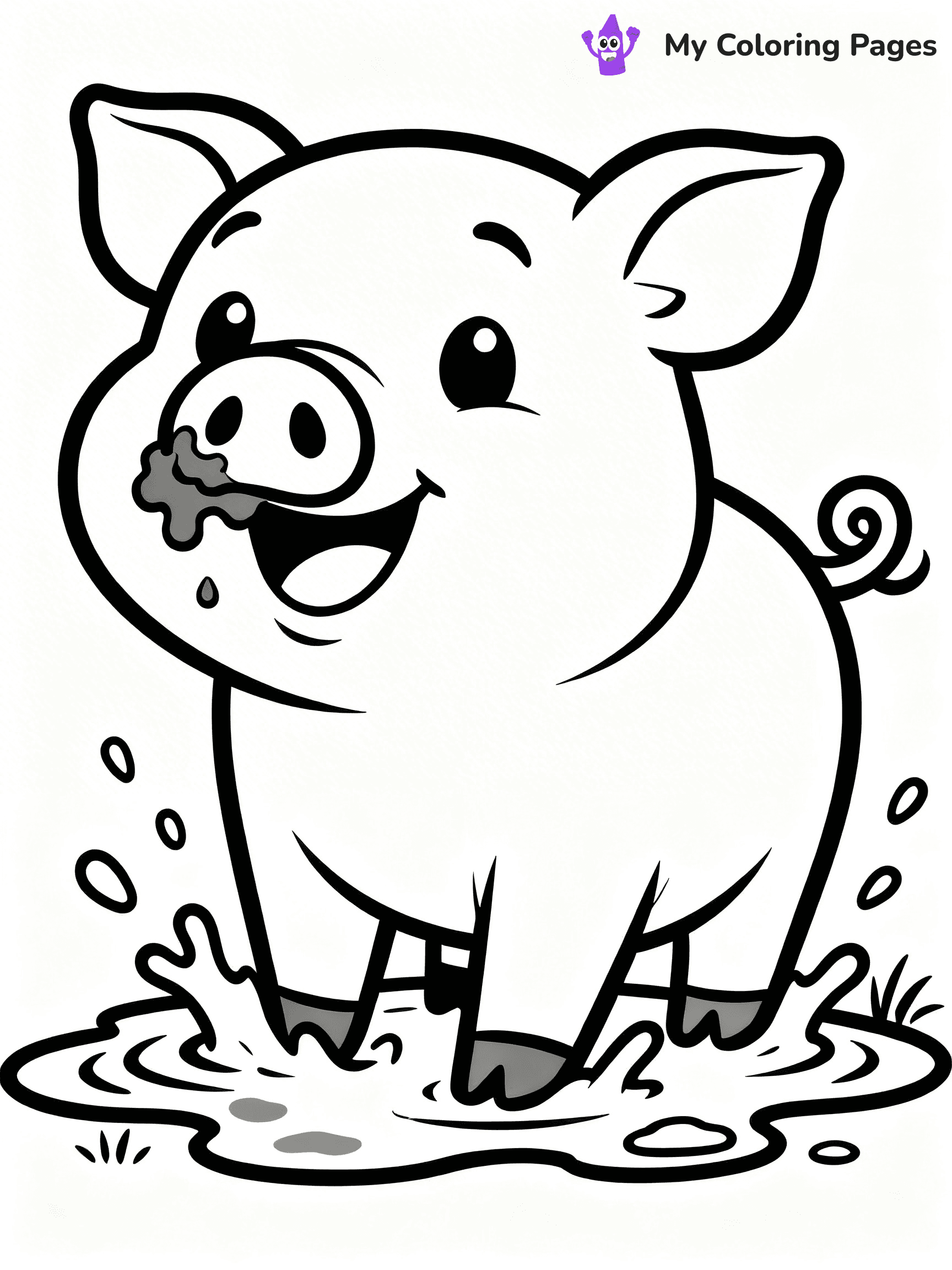 Farm Animals Coloring Pages - 2