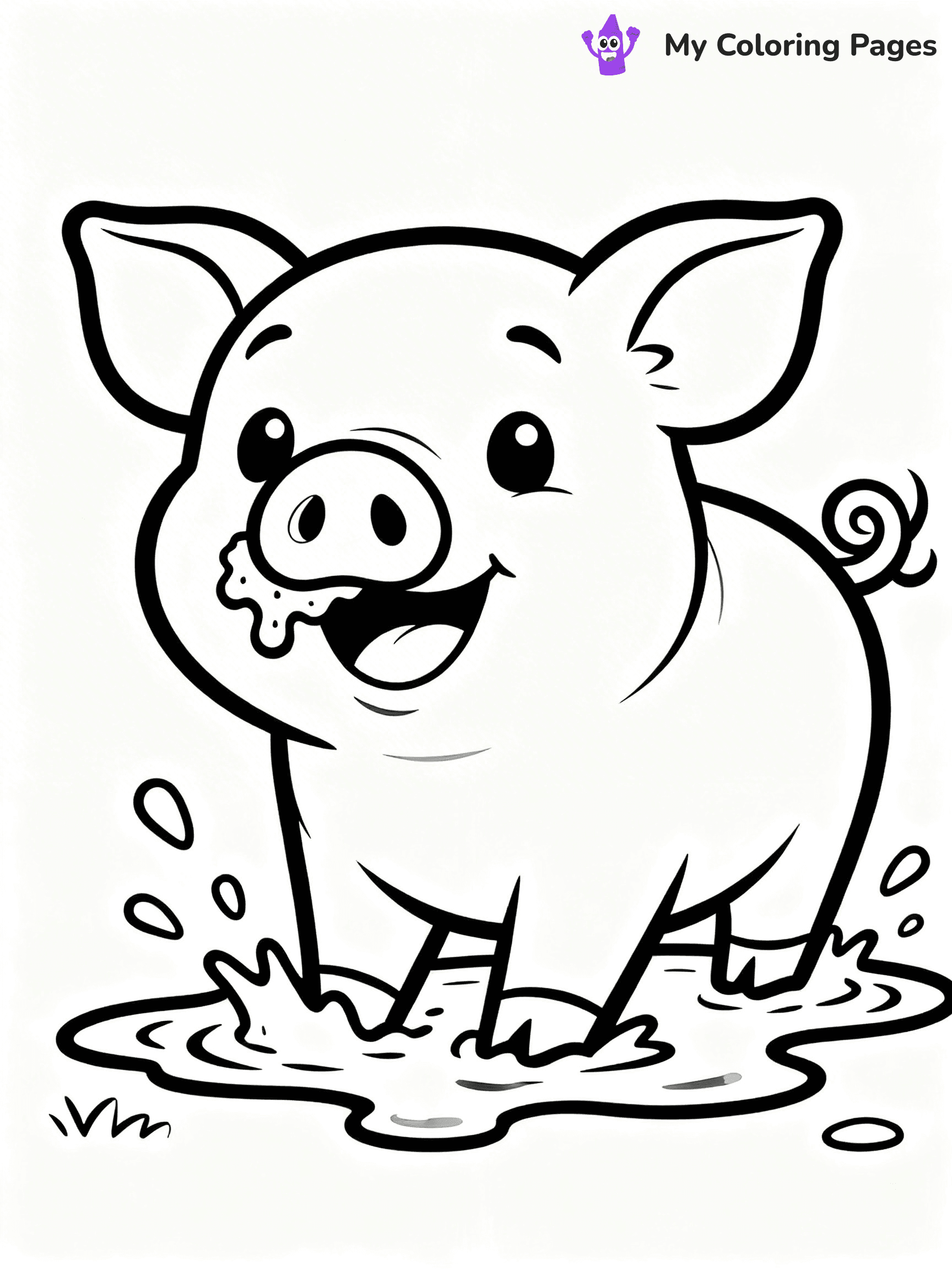 Farm Animals Coloring Pages - 1