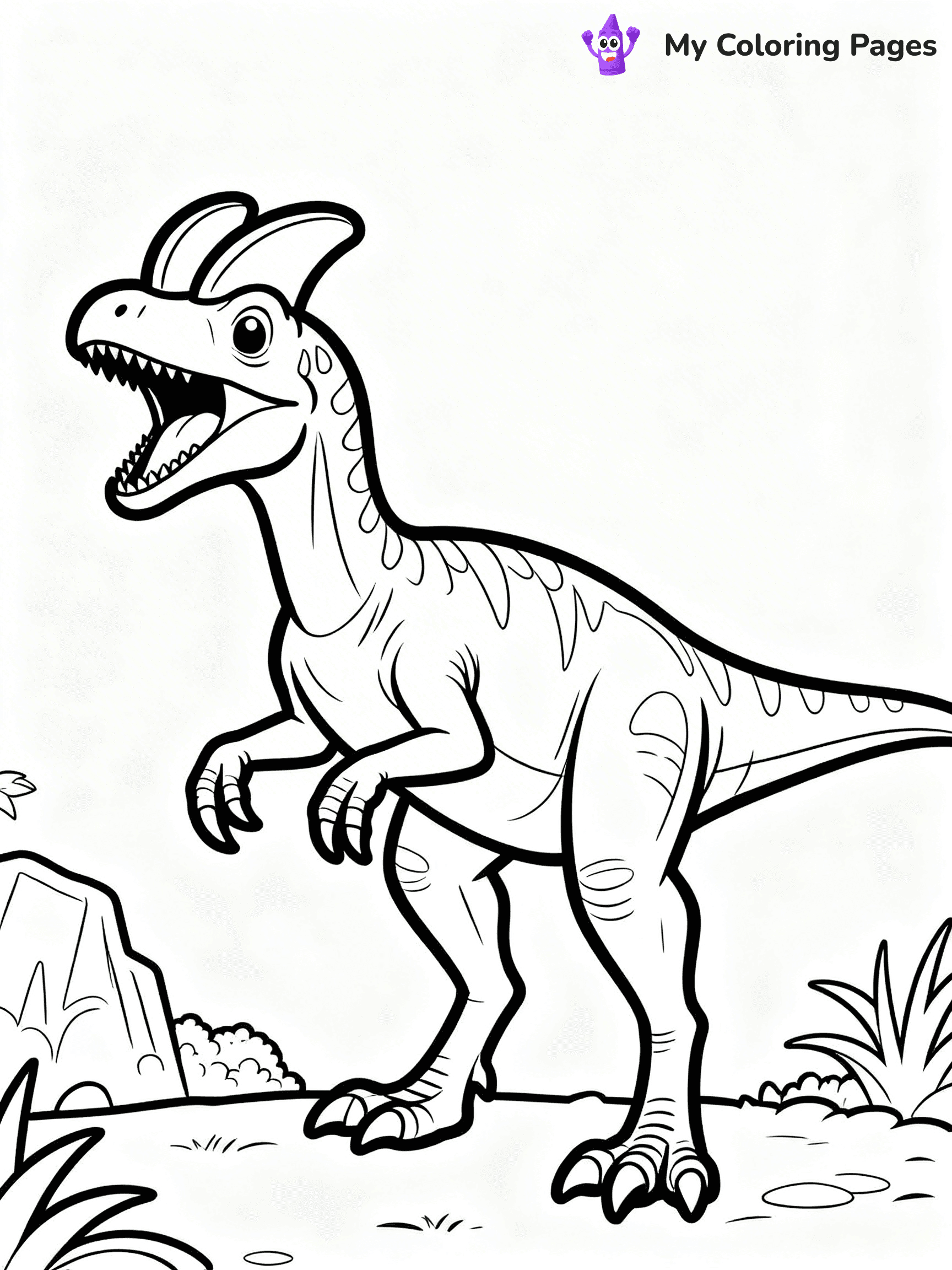 Dilophosaurus Coloring Pages - 19
