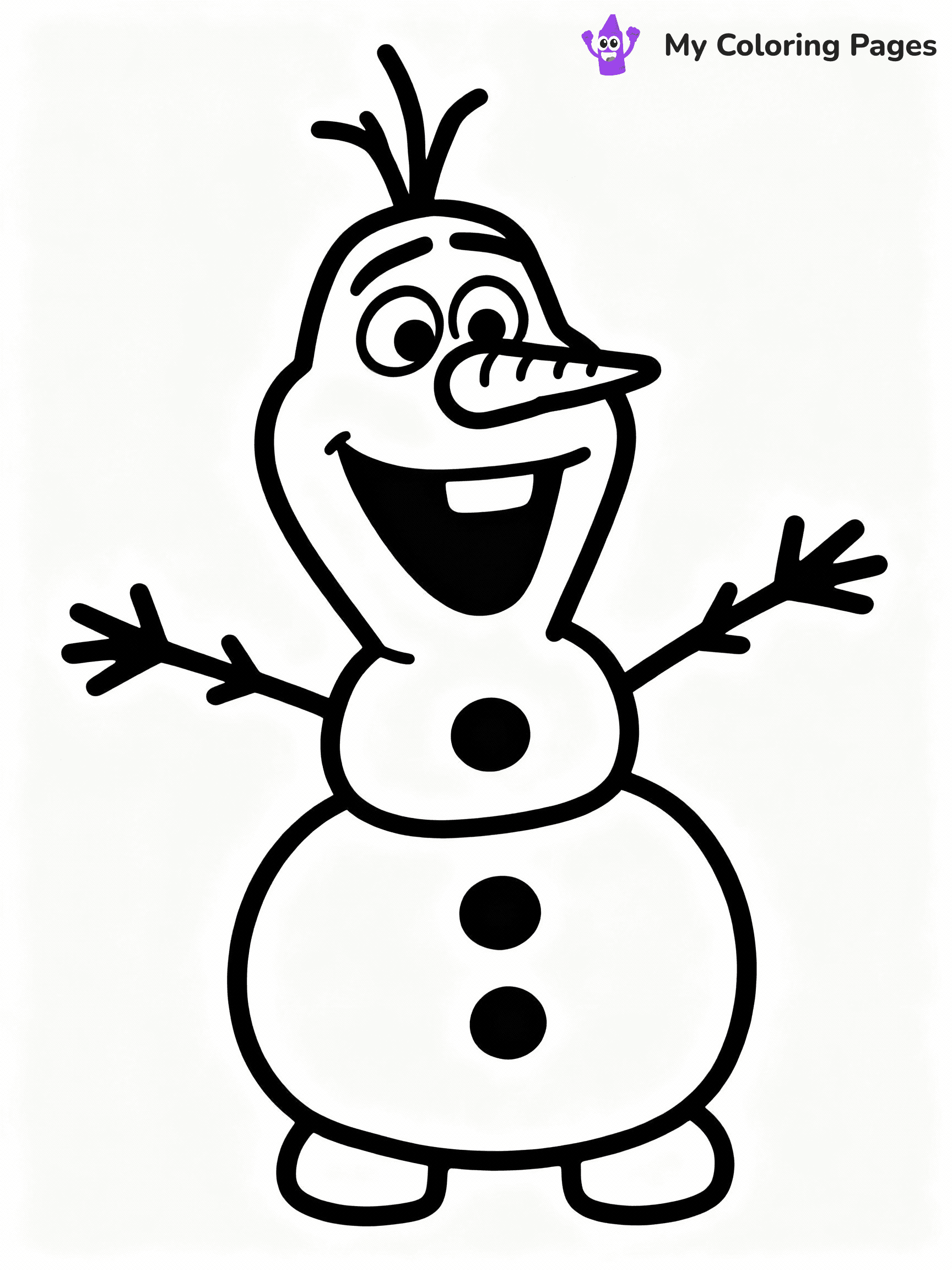 ⚠️ CRITICAL REQUIREMENT - ABSOLUTE BLACK AND WHITE ONLY ⚠️
This MUST be a BLACK AND WHITE line drawing ONLY. NO COLORS whatsoever.
- ONLY pure black lines (#000000) on pure white background (#FFFFFF)
- ABSOLUTELY NO colors, NO shading, NO gradients, NO grayscale
- If there are ANY colors in the output, the image is REJECTED
- This is a COLORING PAGE - meant to be COLORED IN by children
- The output must be UNCOLORED line art ready for coloring
⚠️ SUBJECT TO DRAW: Olaf from Frozen building a snowman, carrot nose, arms outstretched. Important: PURE OUTLINES. NO FILLS, COLOR, SHADING, OR GREYSCALE. WHITE BACKGROUND.
(REMEMBER: Output must be BLACK AND WHITE line art only, NOT colored!)
# COLORING PAGE: BLACK OUTLINES ONLY - WHITE BACKGROUND MANDATORY
Create a **coloring book page** using EXACTLY two values: black lines, white space.
## NON-NEGOTIABLE BINARY RULES
- **ONLY #000000 (black) and #FFFFFF (white)** - NO other values exist
- **EVERY PIXEL = BLACK OR WHITE** - no gray/shading/antialiasing
- **WHITE BACKGROUND MANDATORY** - entire canvas stays white
- **ALL SHAPES HOLLOW** - everything is empty outlines waiting to be colored
- **FORBIDDEN:** fills, shading, gradients, patterns, textures, colors
- **NO SOLID REGIONS** - if it's not a thin line, it's wrong
## Universal Line Standards
- Black outlines ONLY - thin, uniform weight
- Every shape completely empty inside
- Closed contours suitable for coloring
- Simple flat illustration - zero depth/3D/realism
- **Style:** Whimsical Doodle Art Alley - rounded, friendly outlines (unless specified)
## Everything = Outline Only
- Characters/animals: hollow shapes
- Objects/clothing: empty contours
- Backgrounds/scenery: line work only
- Natural elements: outlined forms
- Dark/night areas: don't exist (use outlined symbols)
- Textures/patterns: convert to simple lines
## The Test
Can a child color EVERY white space with crayons? If any area is pre-filled/shaded/gray, it FAILS. Every shape must be waiting to receive color.
**FINAL OUTPUT**: Binary coloring page. Black lines define shapes. White spaces ready for coloring. Nothing else exists. No exceptions. Print-ready.
⚠️ FINAL REMINDER: Draw the subject "Olaf from Frozen building a snowman, carrot nose, arms outstretched. Important: PURE OUTLINES. NO FILLS, COLOR, SHADING, OR GREYSCALE. WHITE BACKGROUND." as BLACK AND WHITE line art. Zero colors in output.