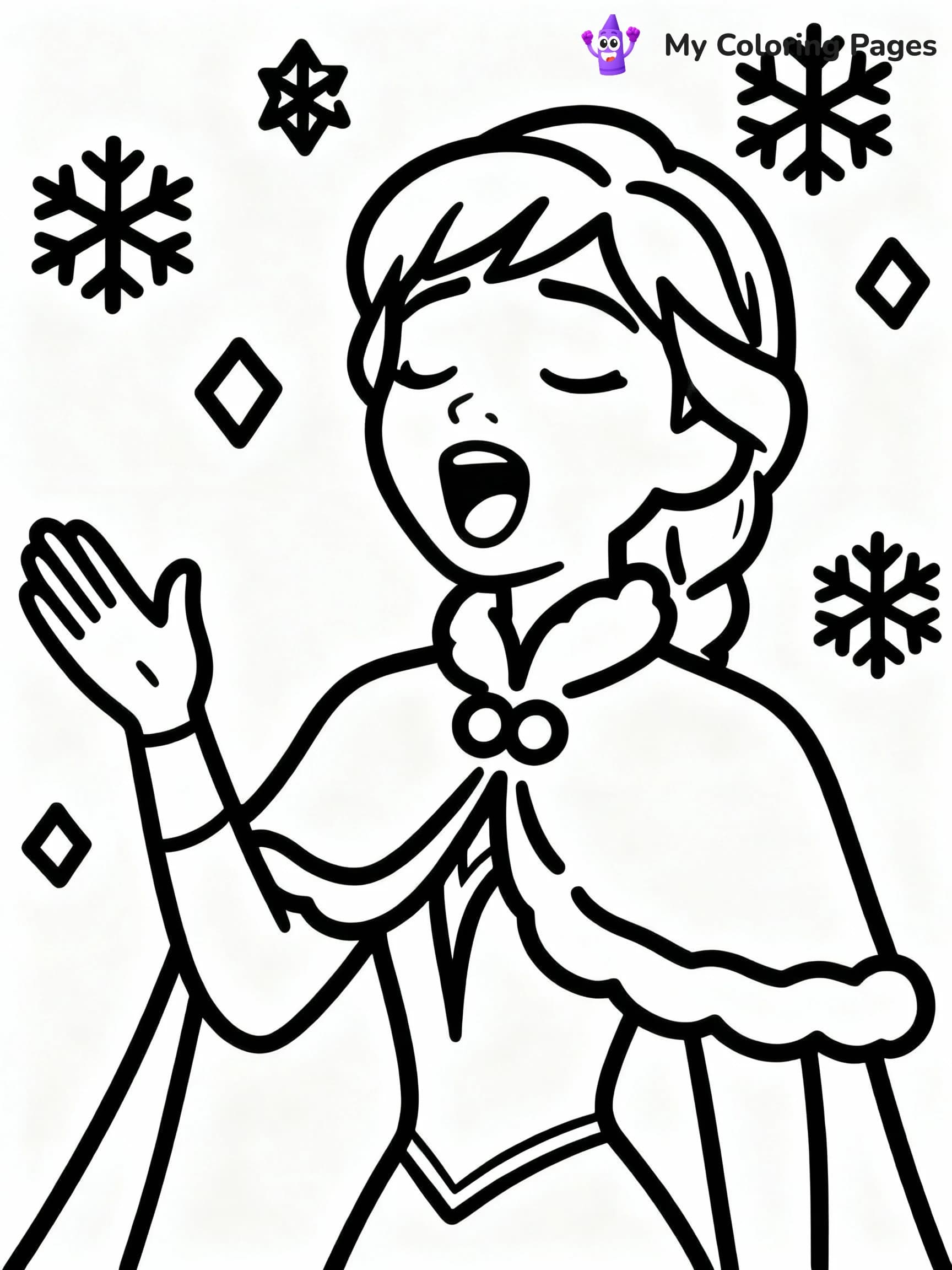 Frozen Coloring Pages - 19