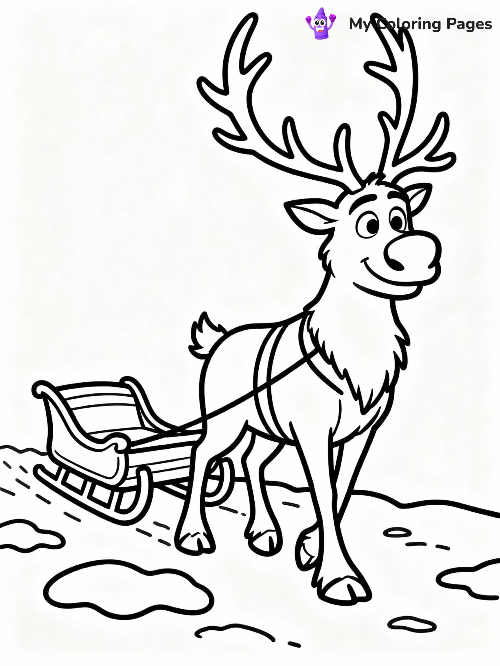 Frozen Coloring Pages - 1