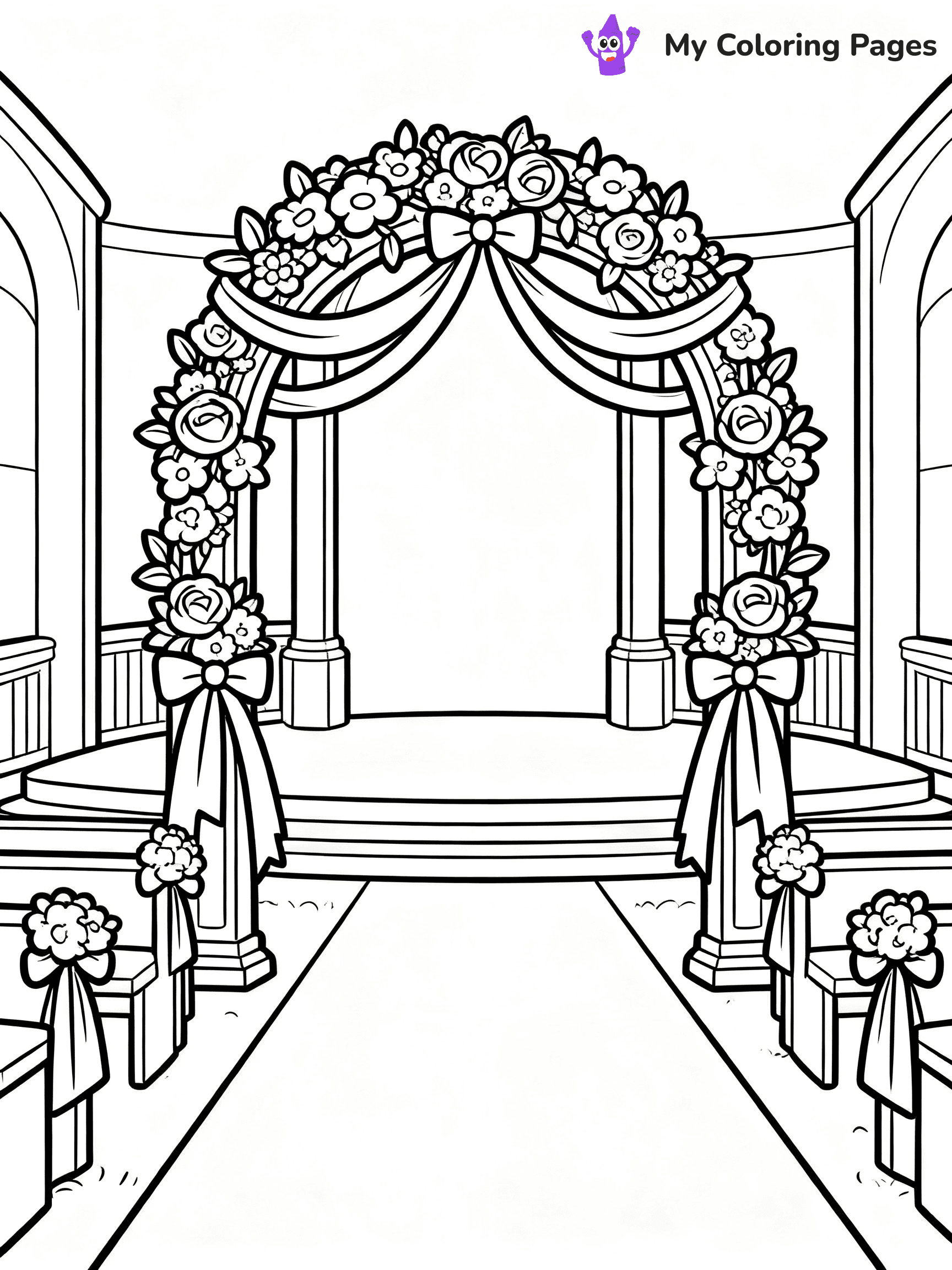 Wedding Coloring Pages - 48