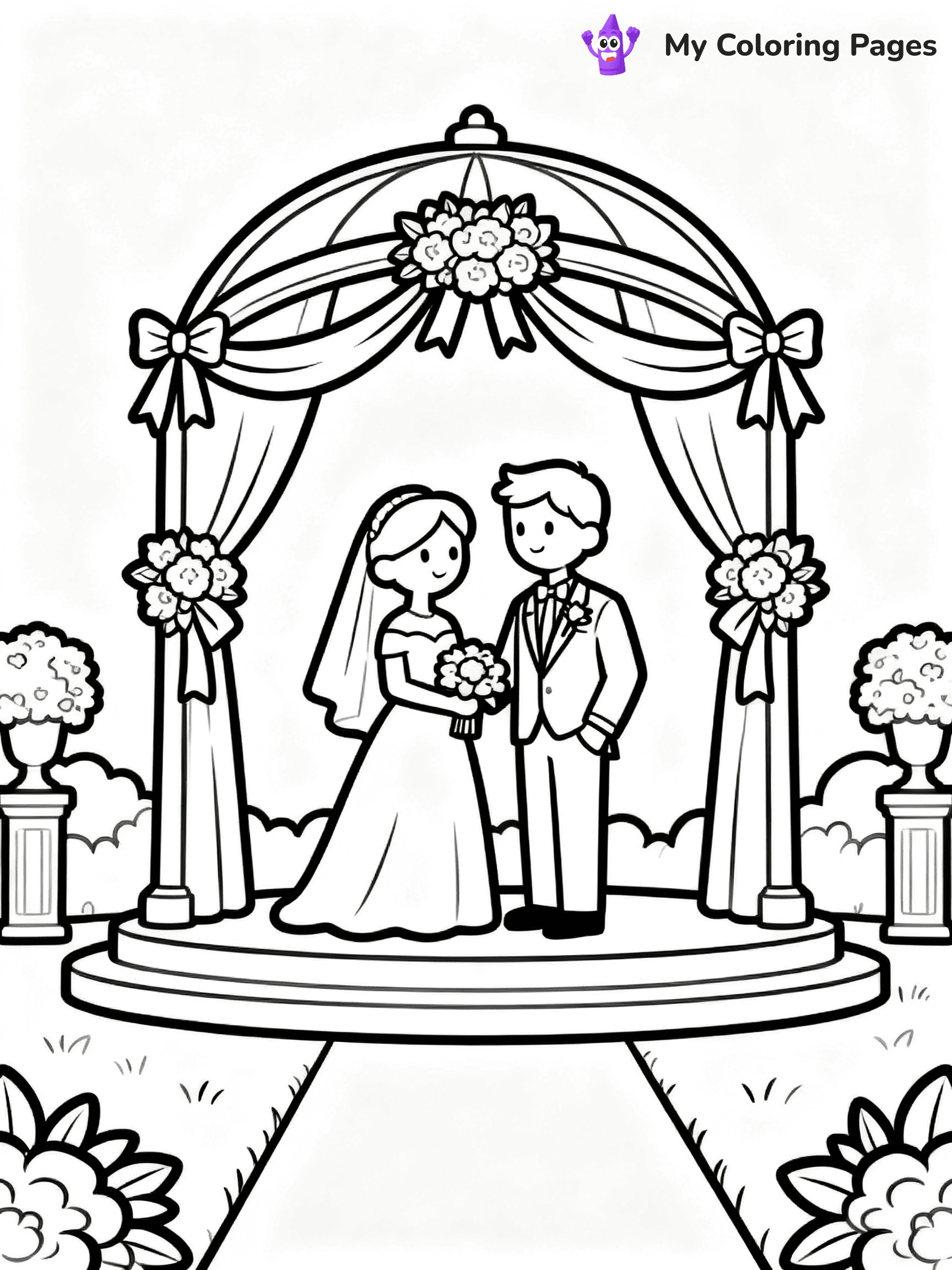 Wedding Coloring Pages - 47