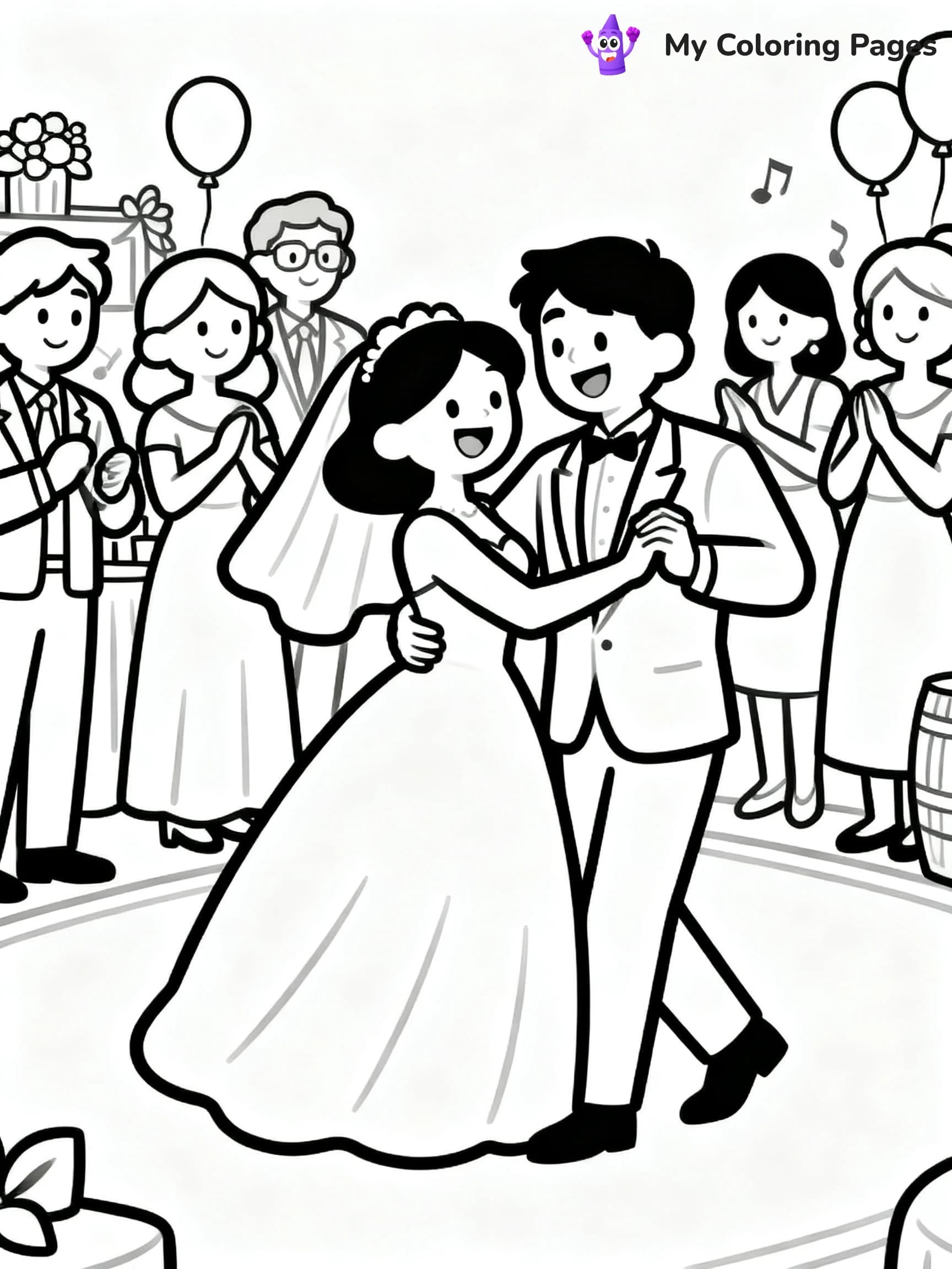 Wedding Coloring Pages - 24