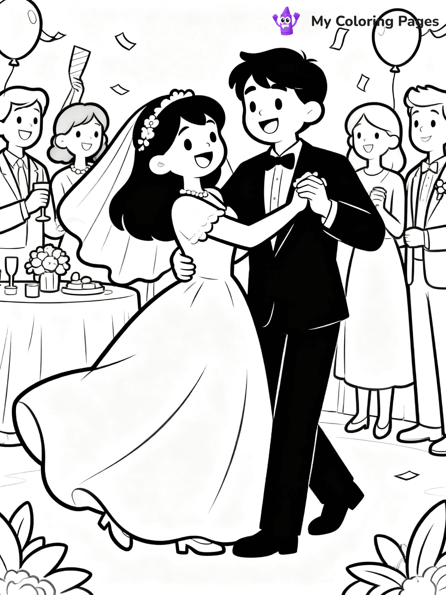 Wedding Coloring Pages - 23
