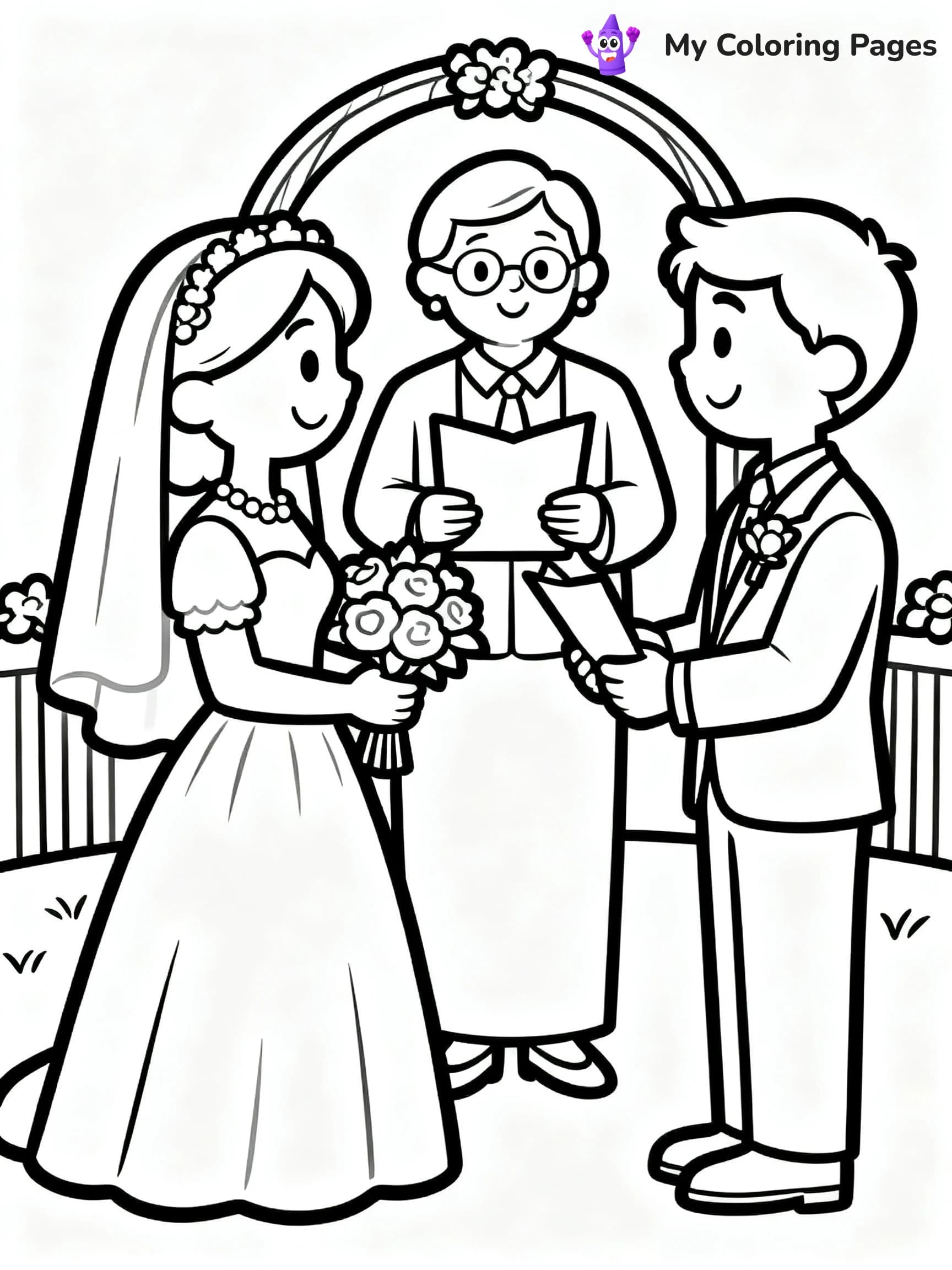 Wedding Coloring Pages - 15