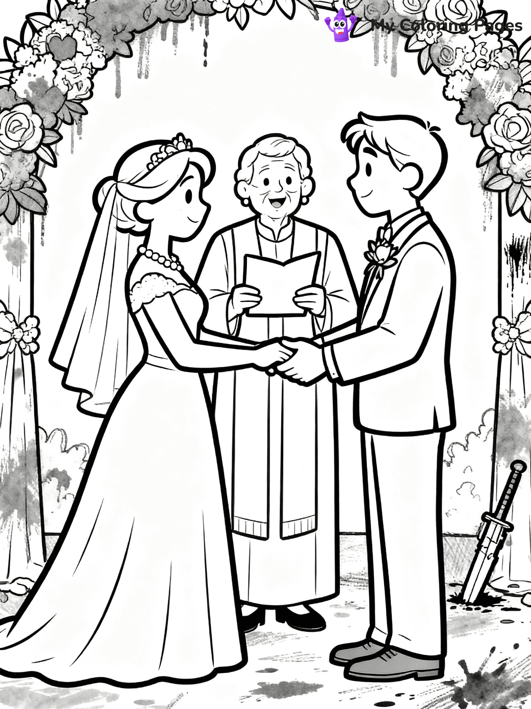 Wedding Coloring Pages - 8