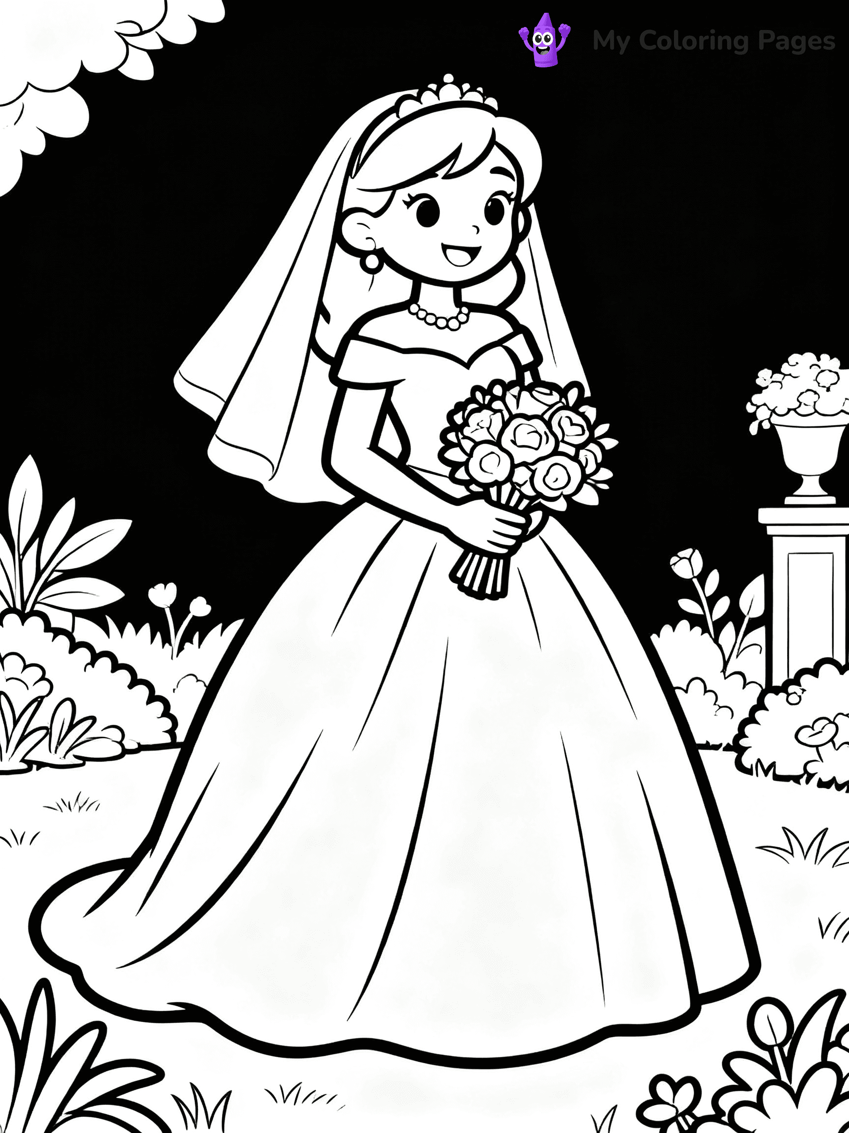 Wedding Coloring Pages - 6