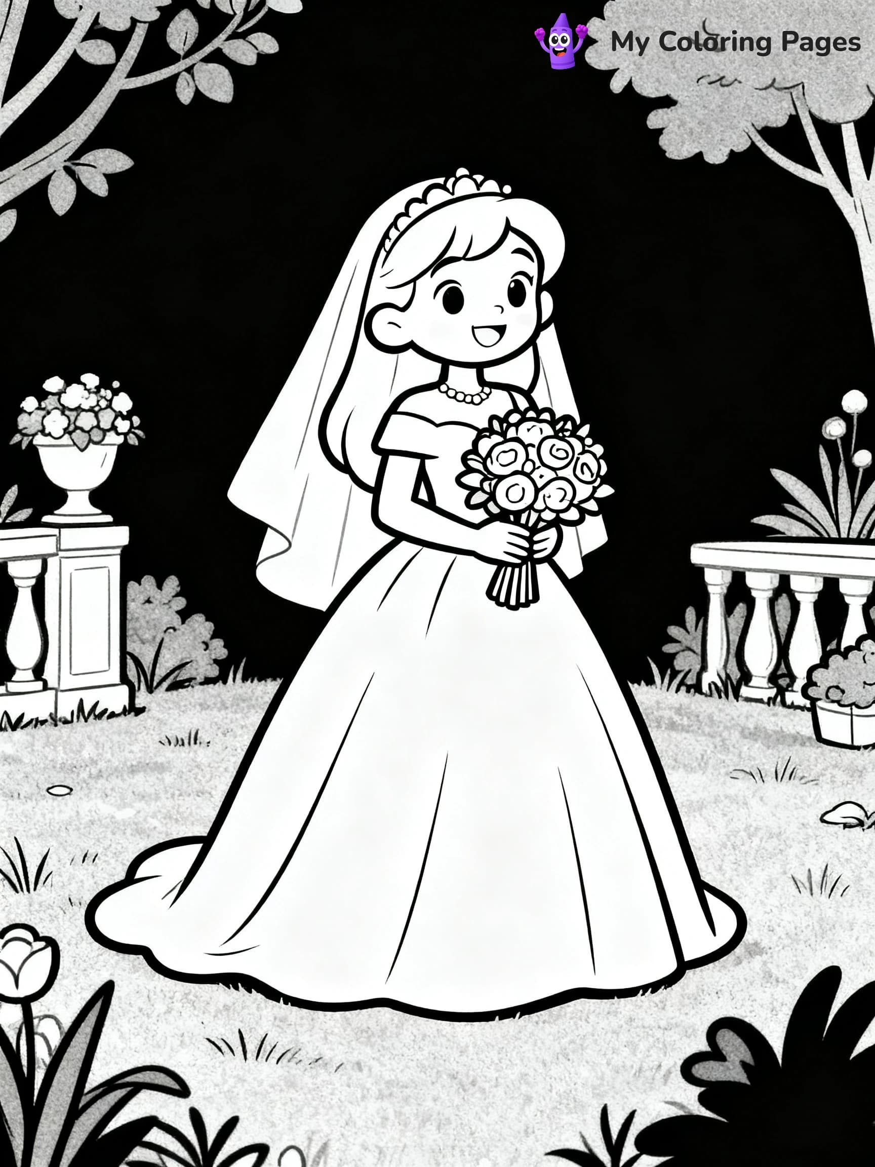 Wedding Coloring Pages - 5
