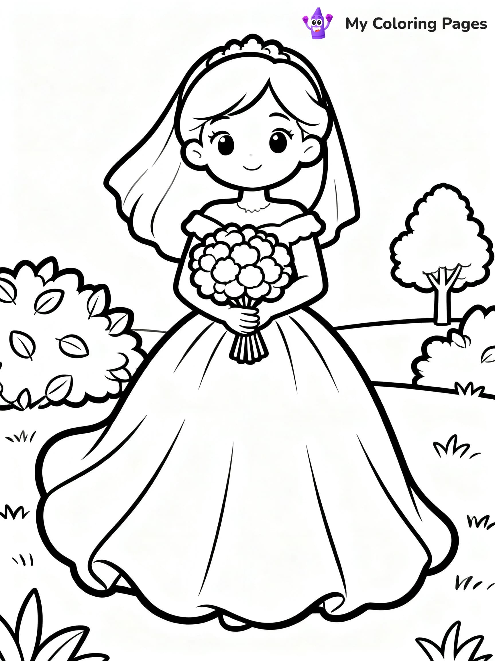 Wedding Coloring Pages - 4