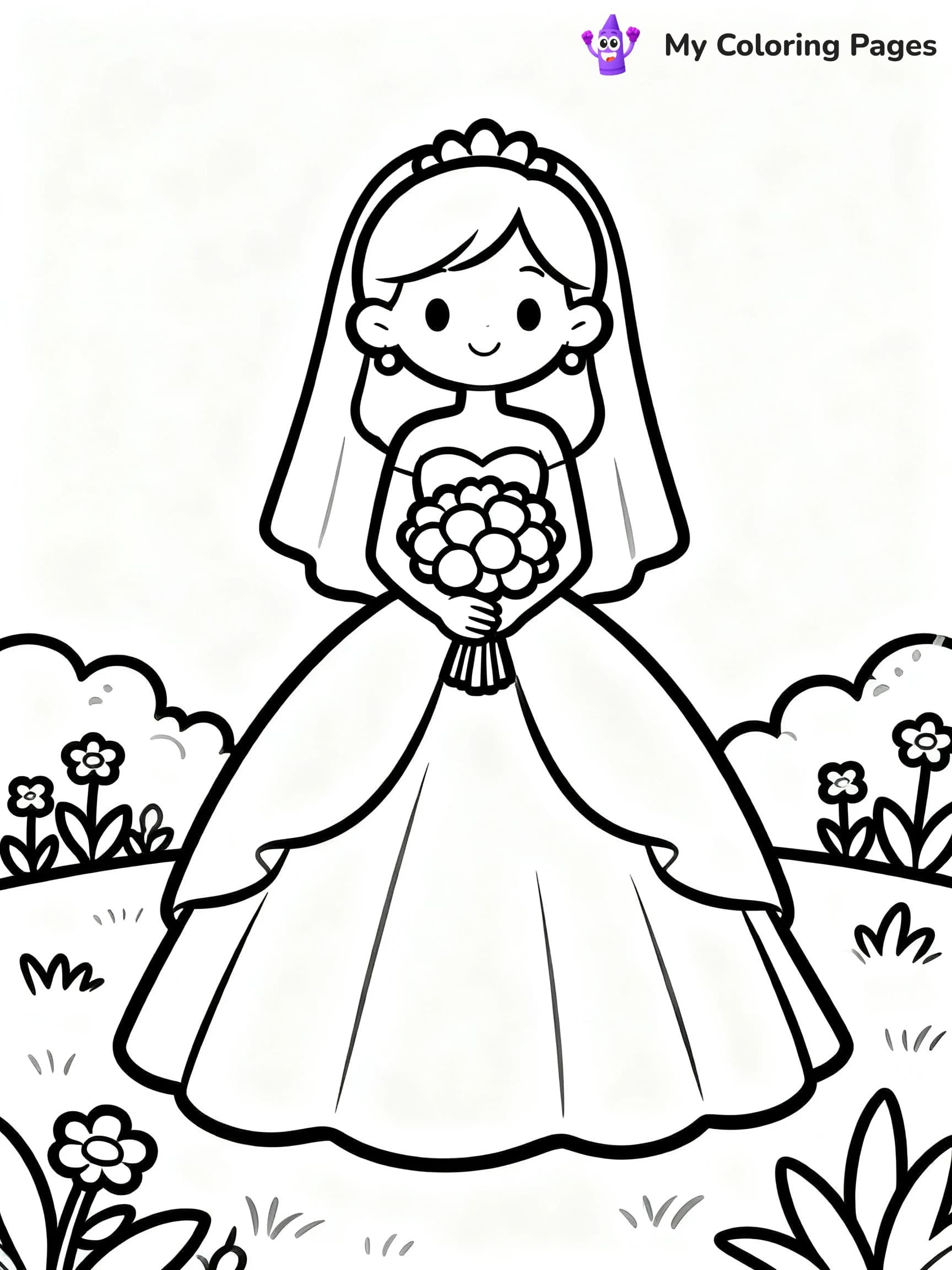 Wedding Coloring Pages - 3