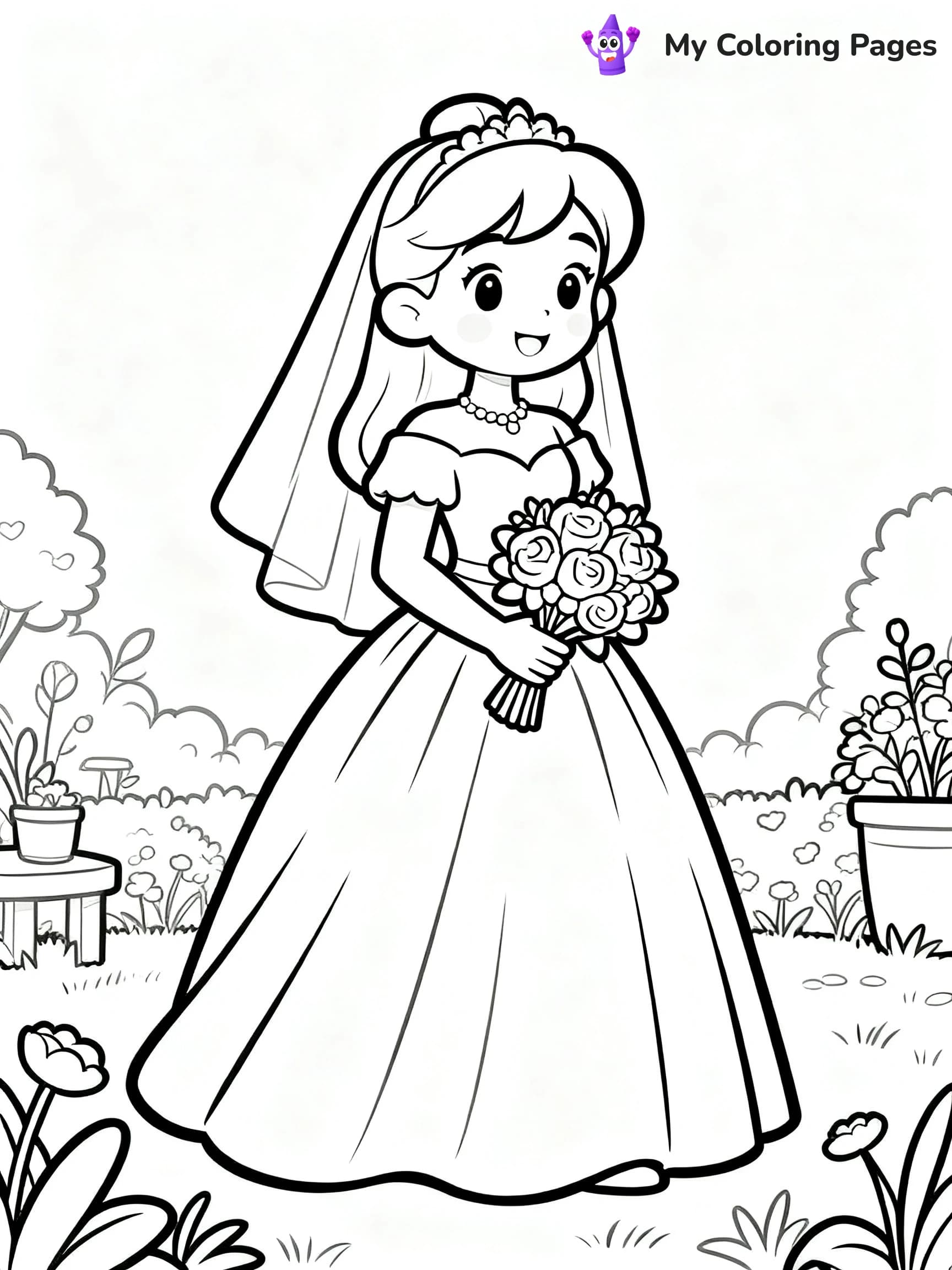 Wedding Coloring Pages - 2