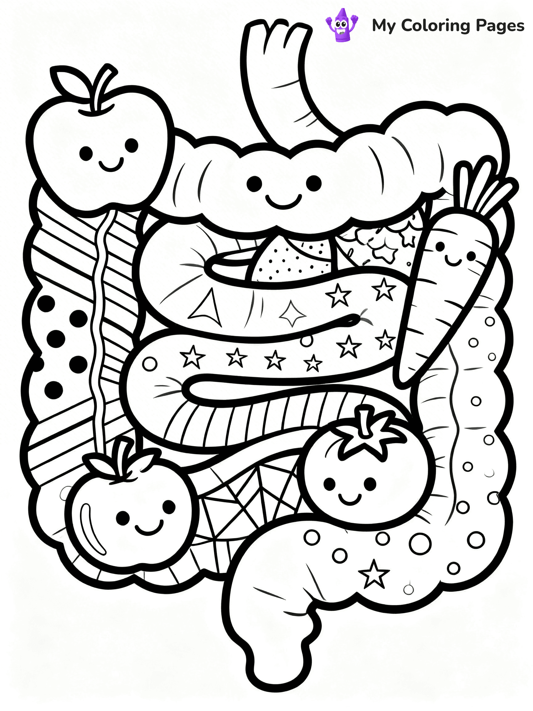 Digestive System Coloring Pages - 15