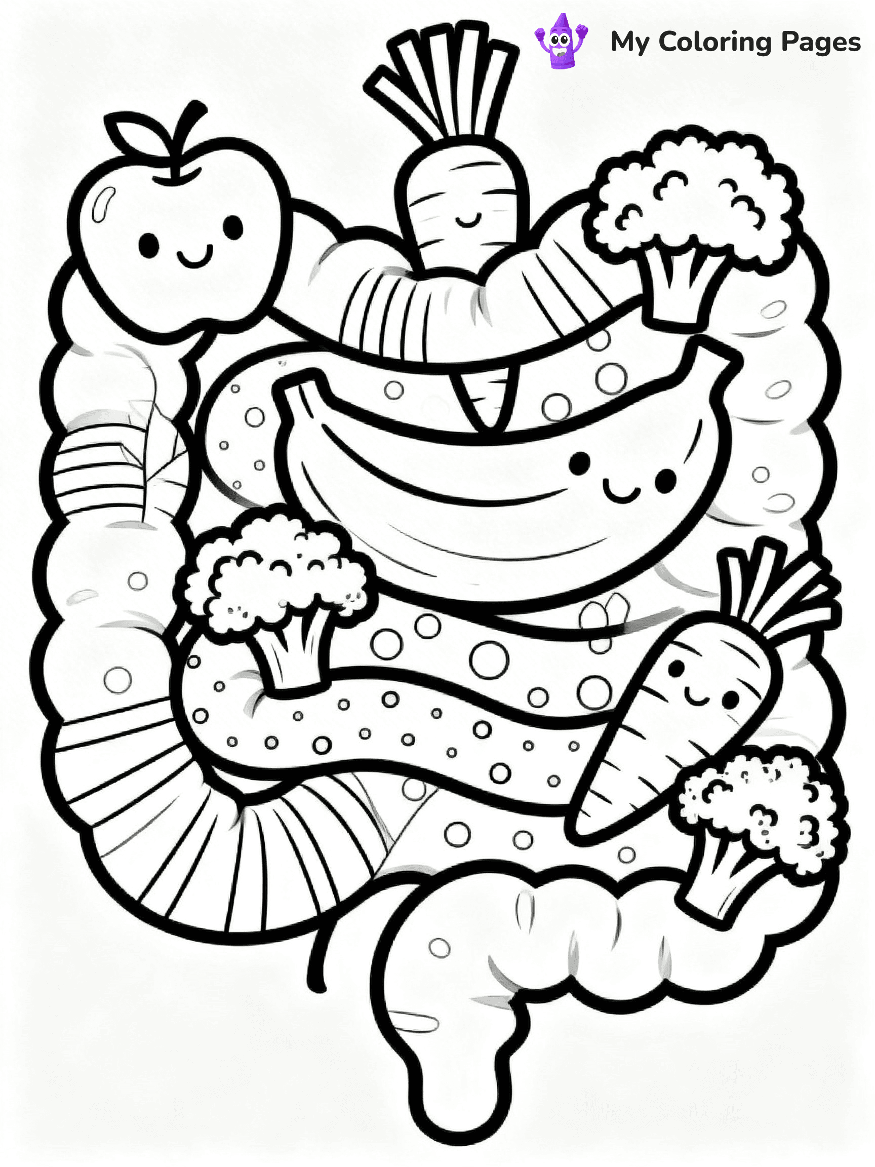 Digestive System Coloring Pages - 14