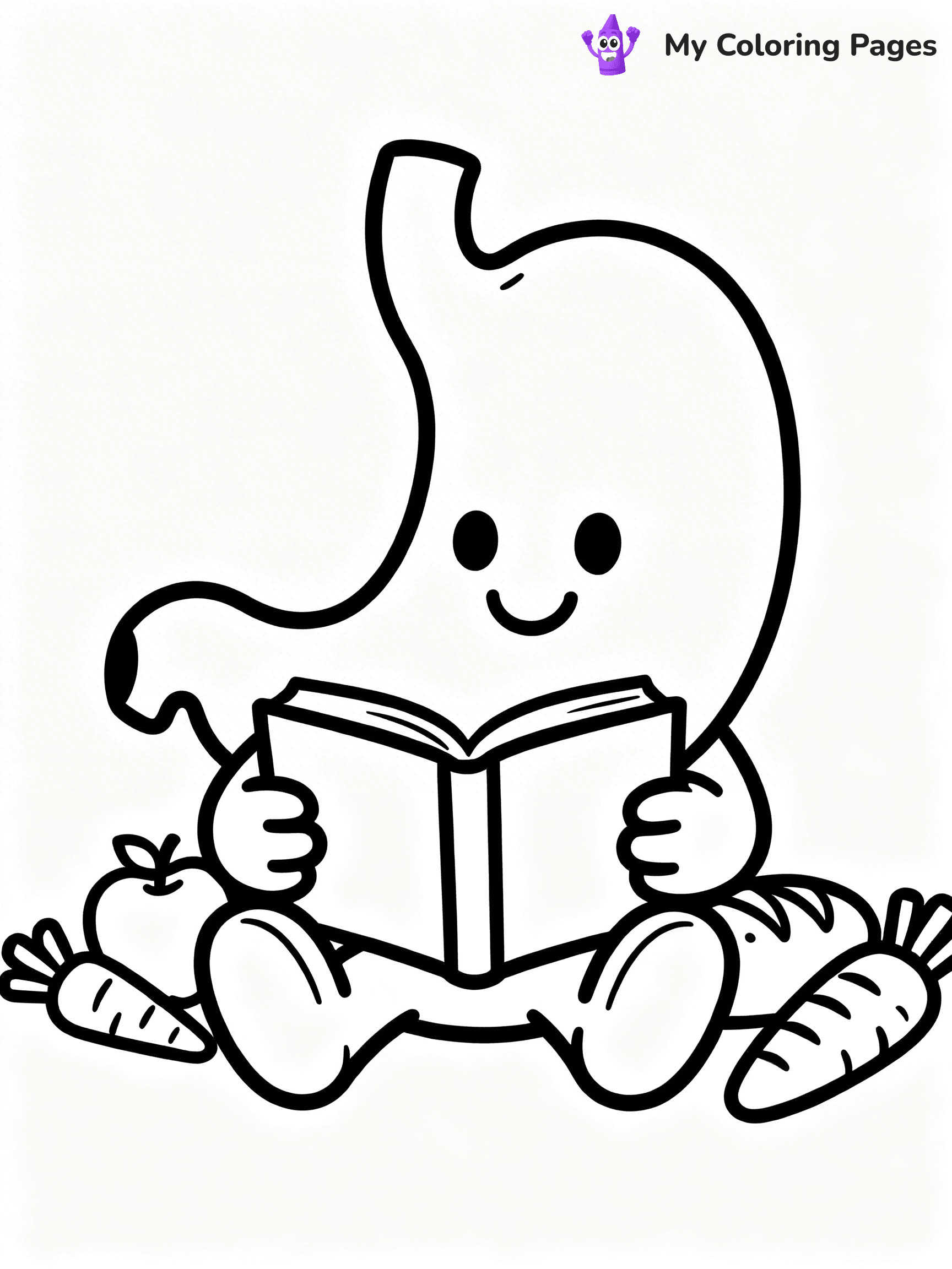 Digestive System Coloring Pages - 10