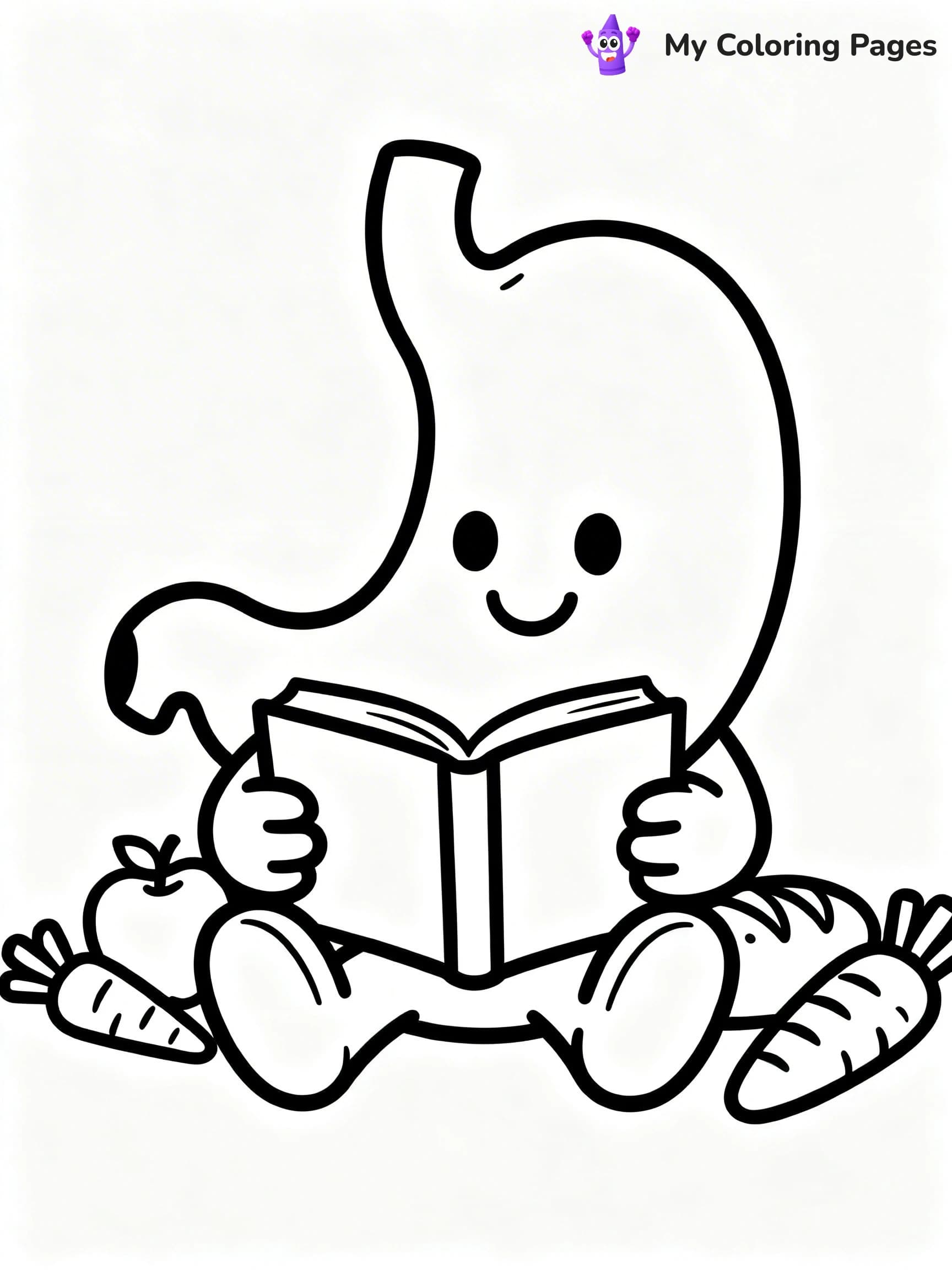 Digestive System Coloring Pages - 10
