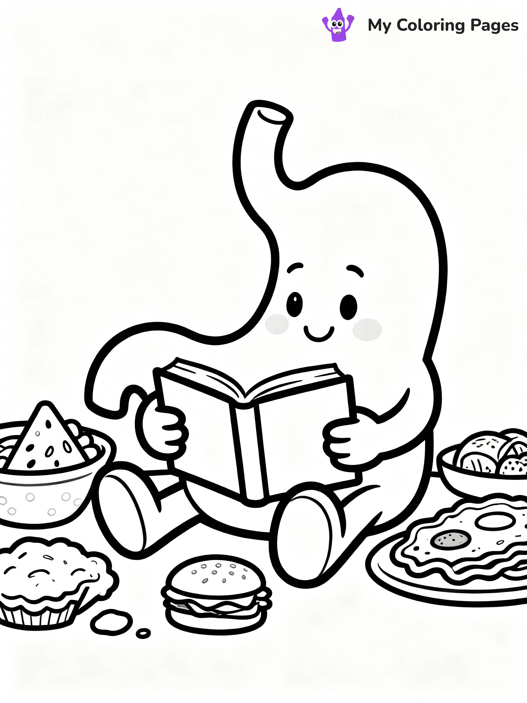 Digestive System Coloring Pages - 8