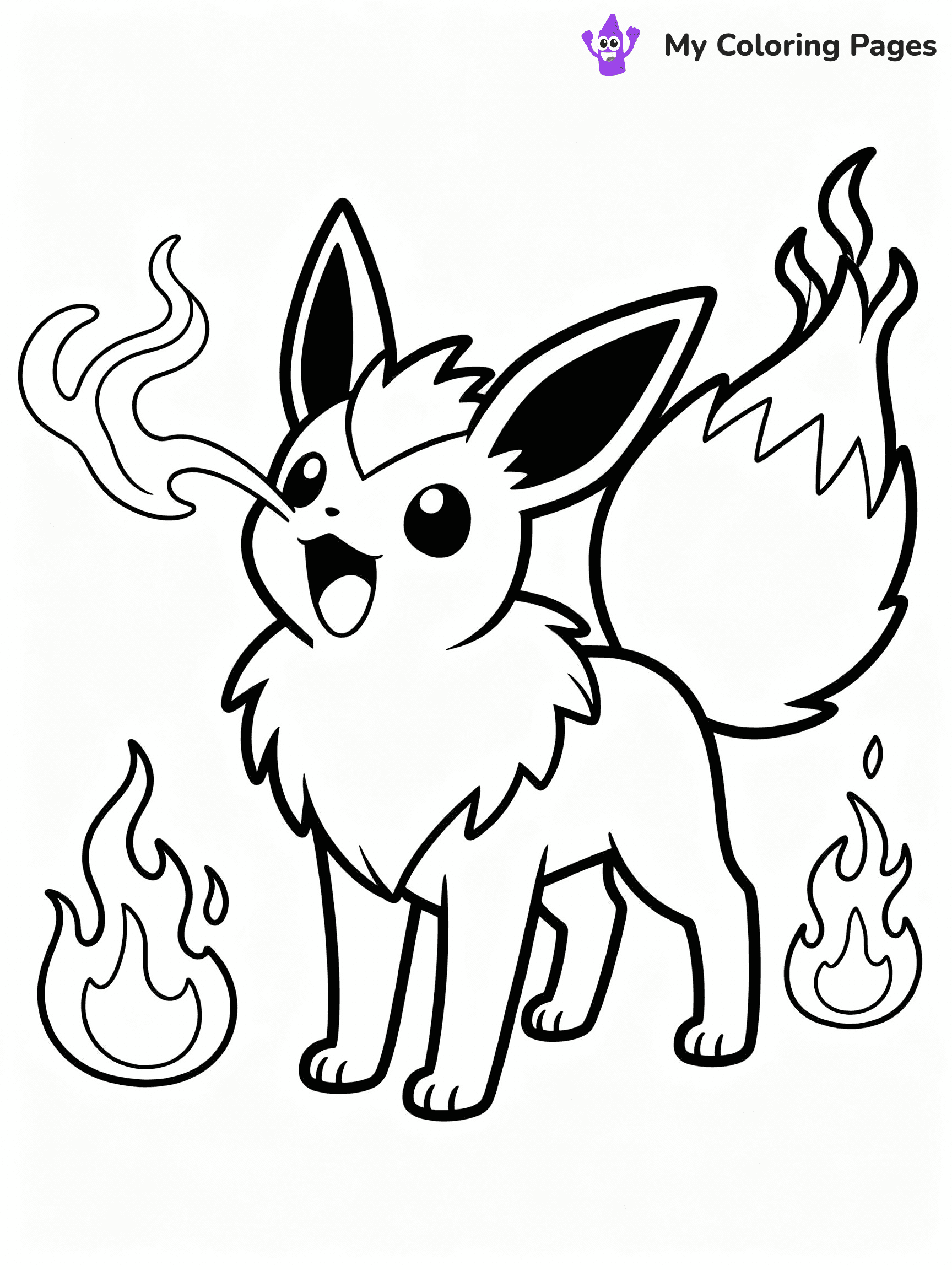 Eevee Coloring Pages - 11