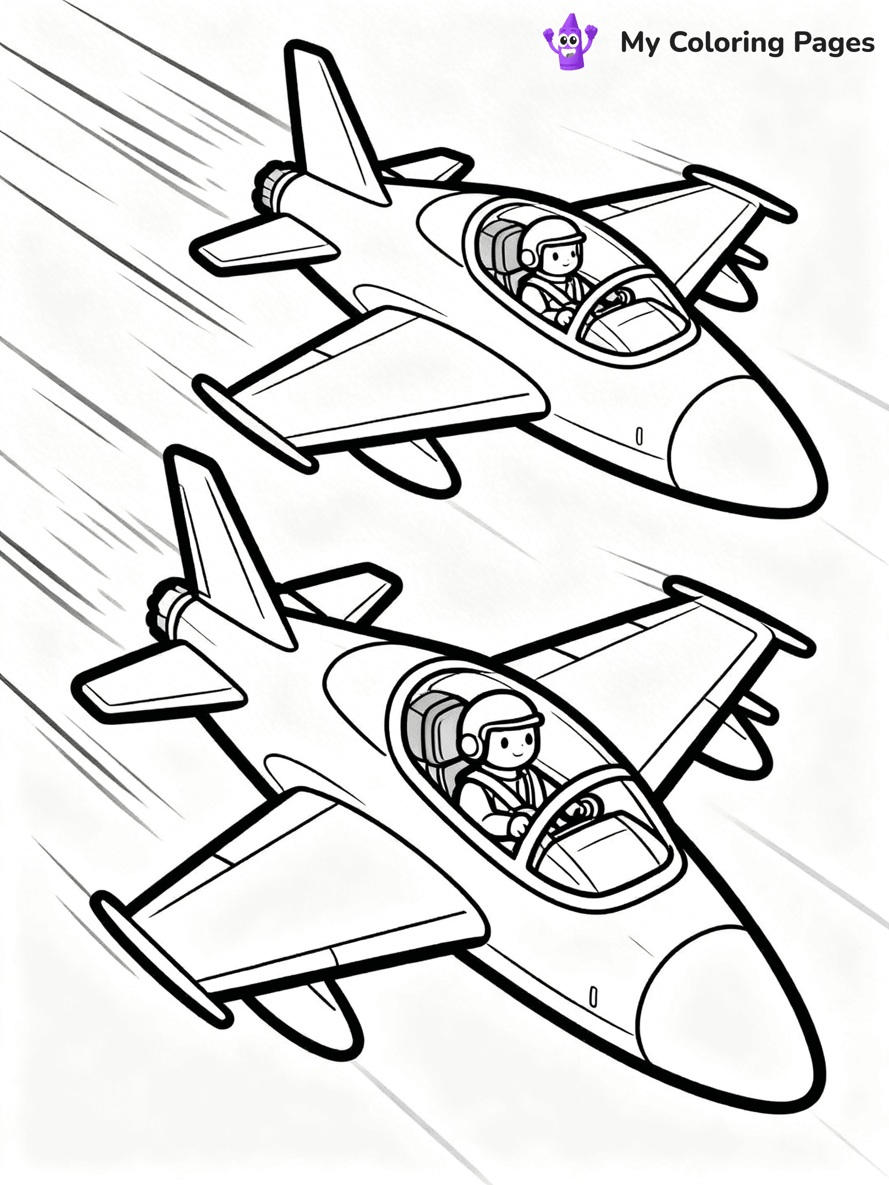 Jet Coloring Pages - 17