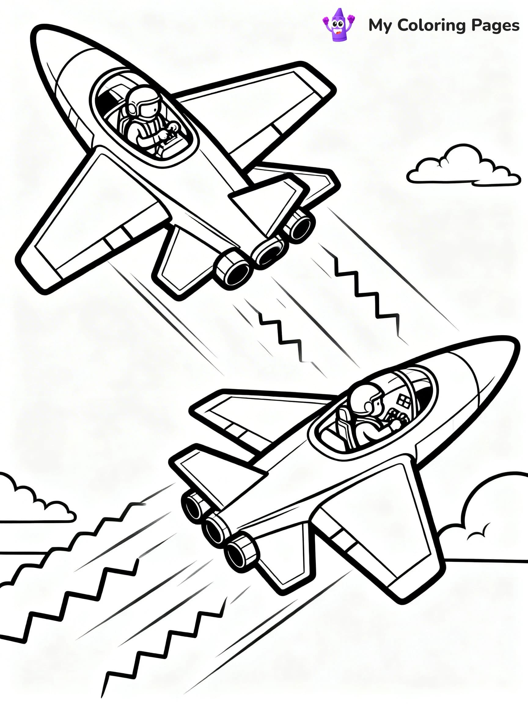 Jet Coloring Pages - 16