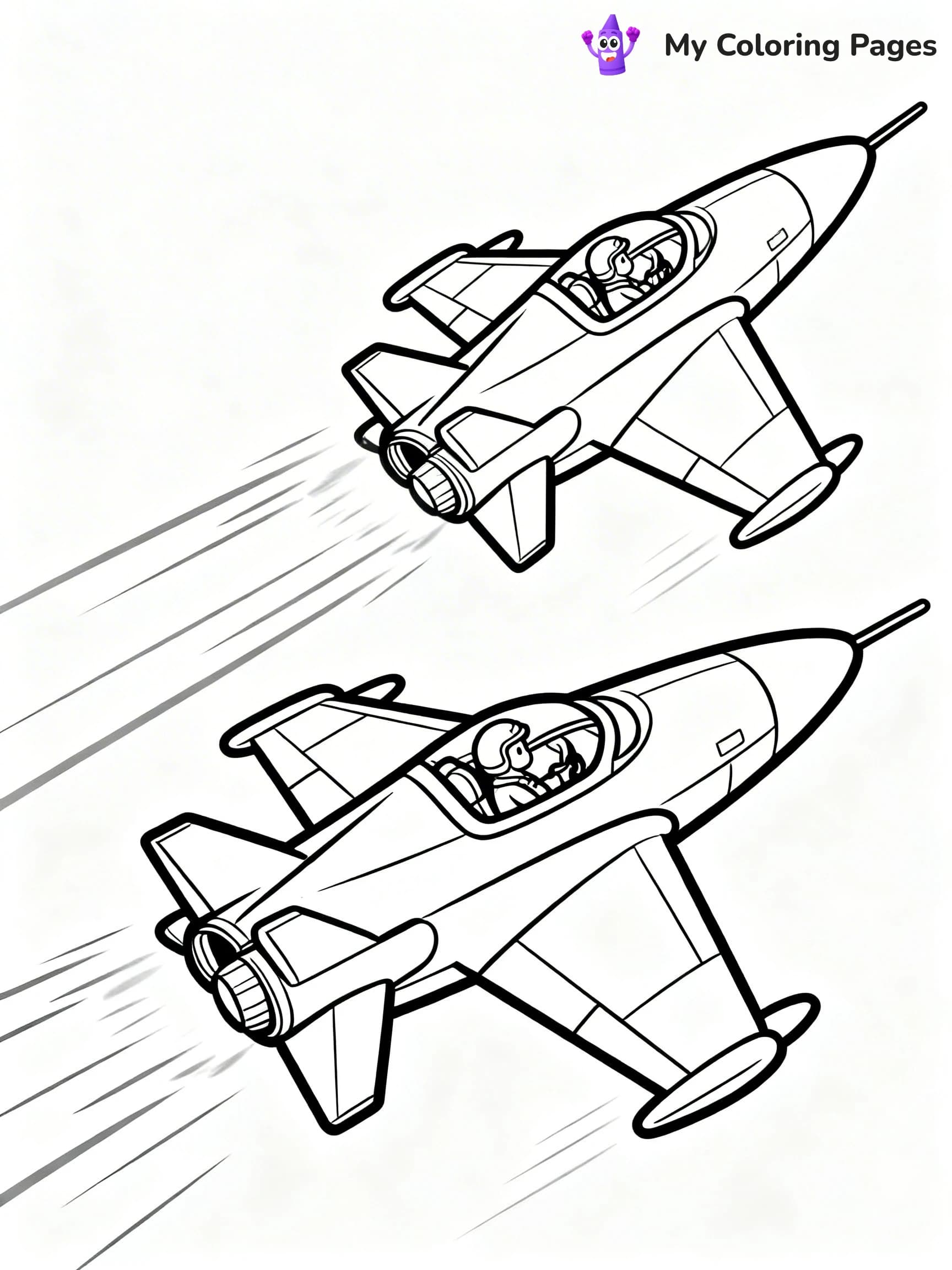Jet Coloring Pages - 14
