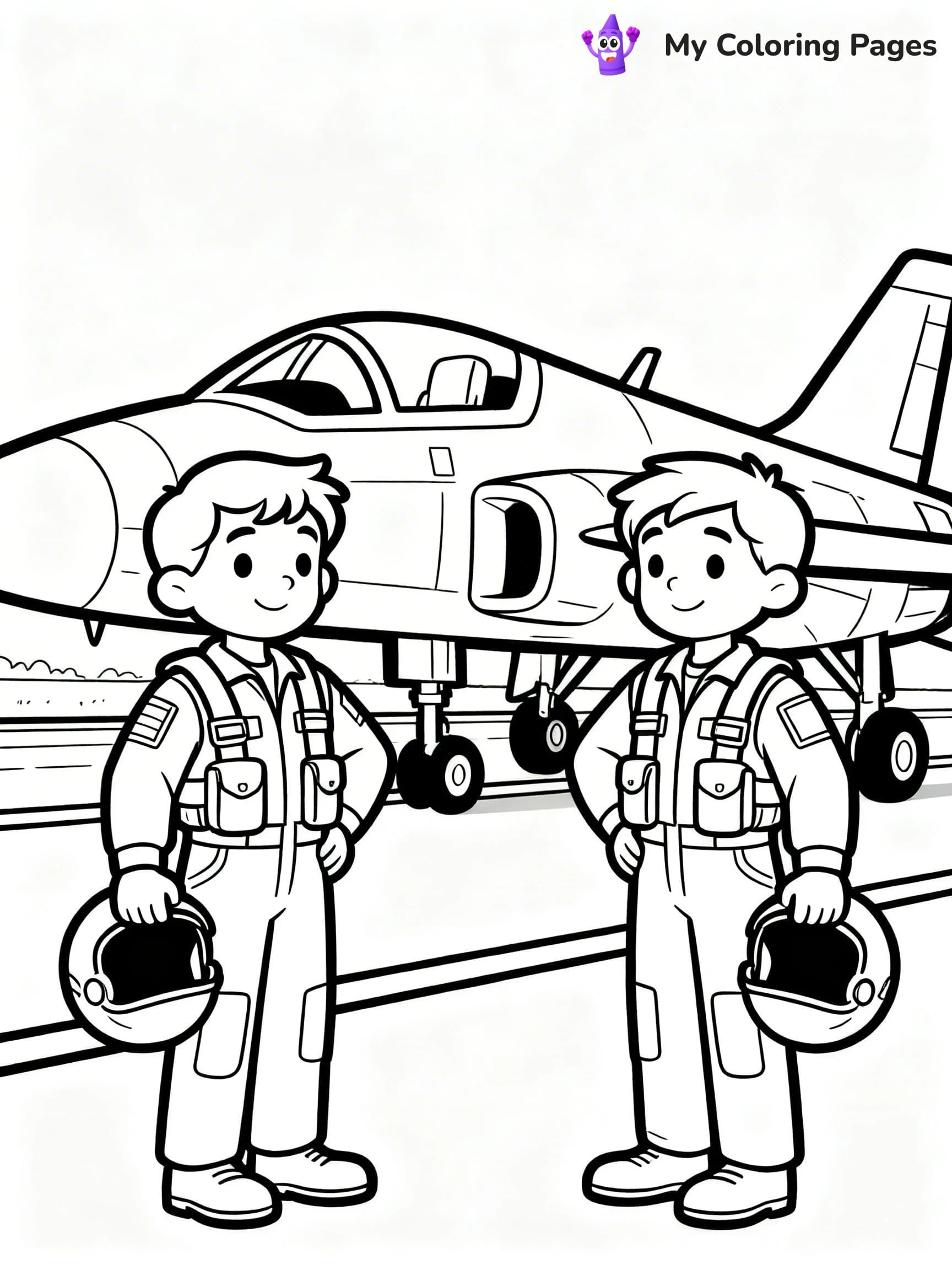 Jet Coloring Pages - 8