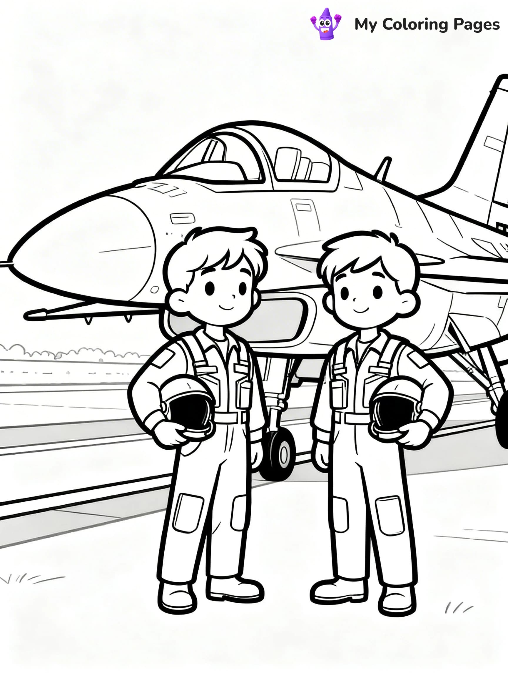 Jet Coloring Pages - 7