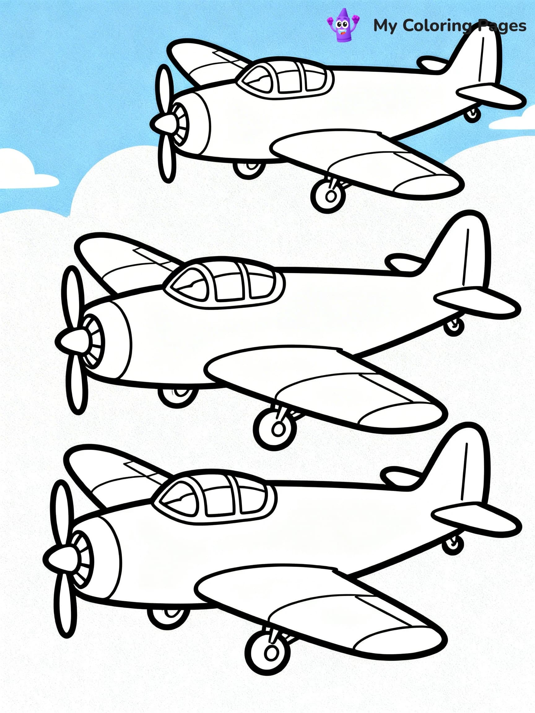 Jet Coloring Pages - 4