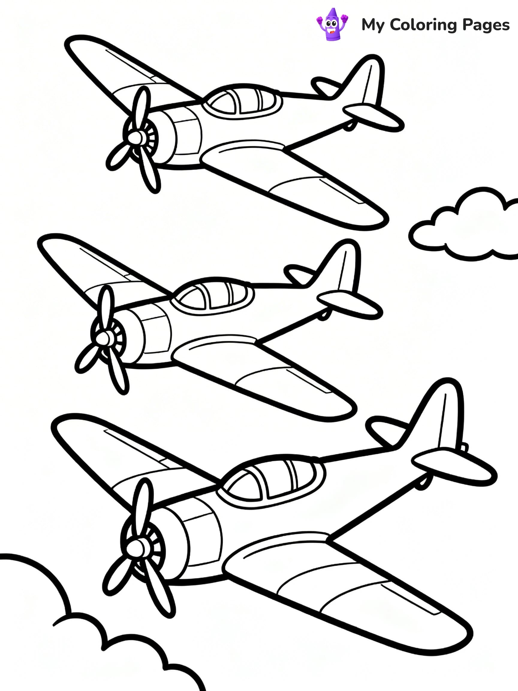 Jet Coloring Pages - 3