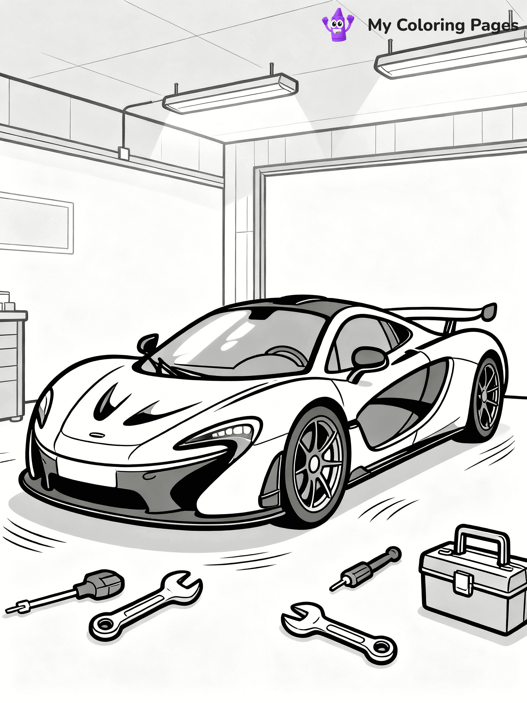 Mclaren Coloring Pages - 23