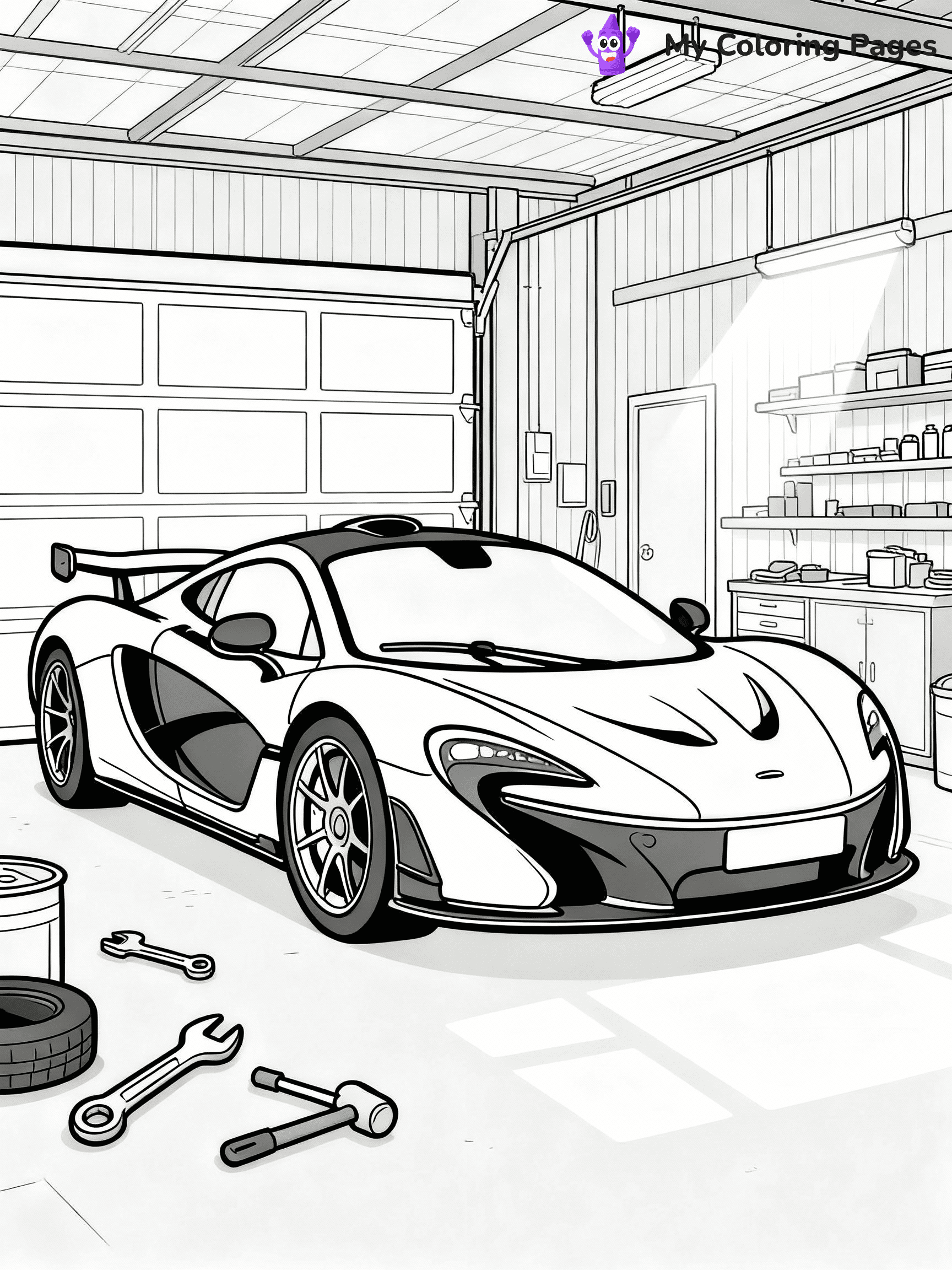 Mclaren Coloring Pages - 22