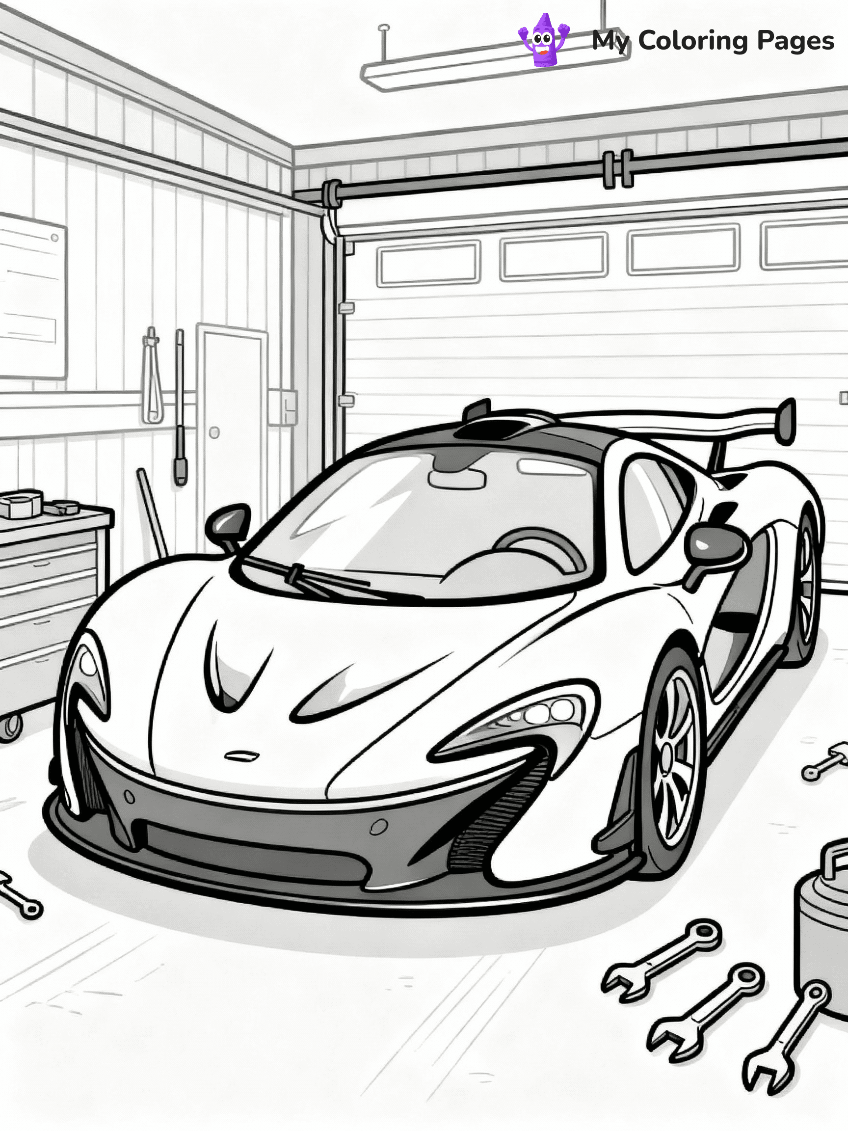 Mclaren Coloring Pages - 20