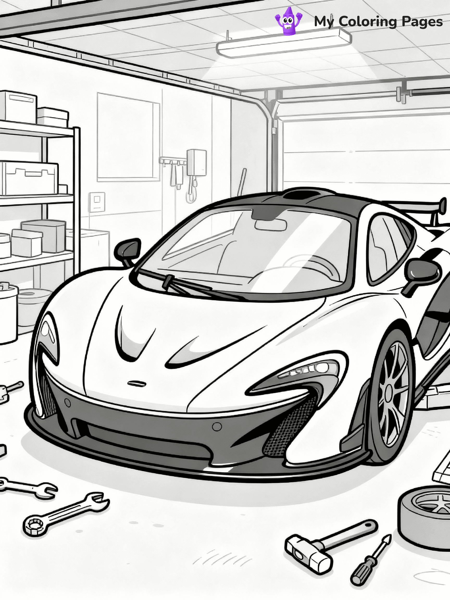 Mclaren Coloring Pages - 19