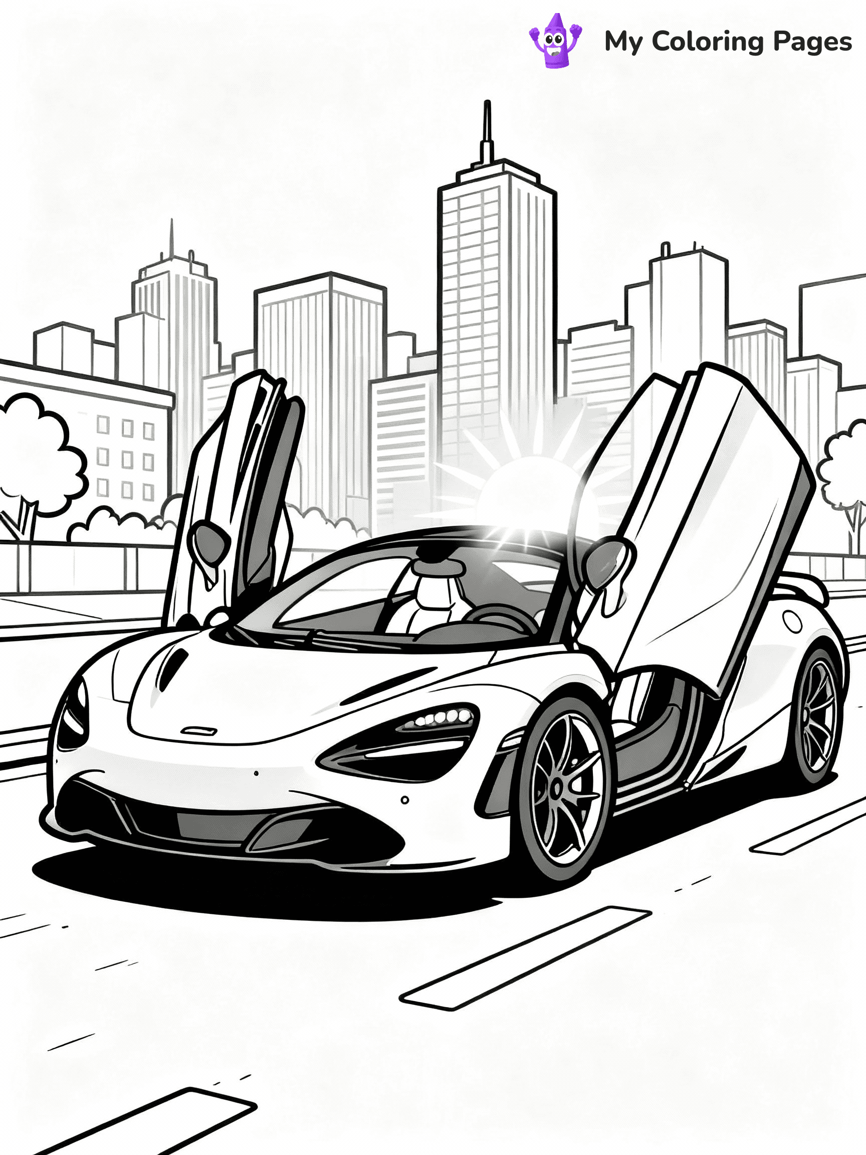 Mclaren Coloring Pages - 18